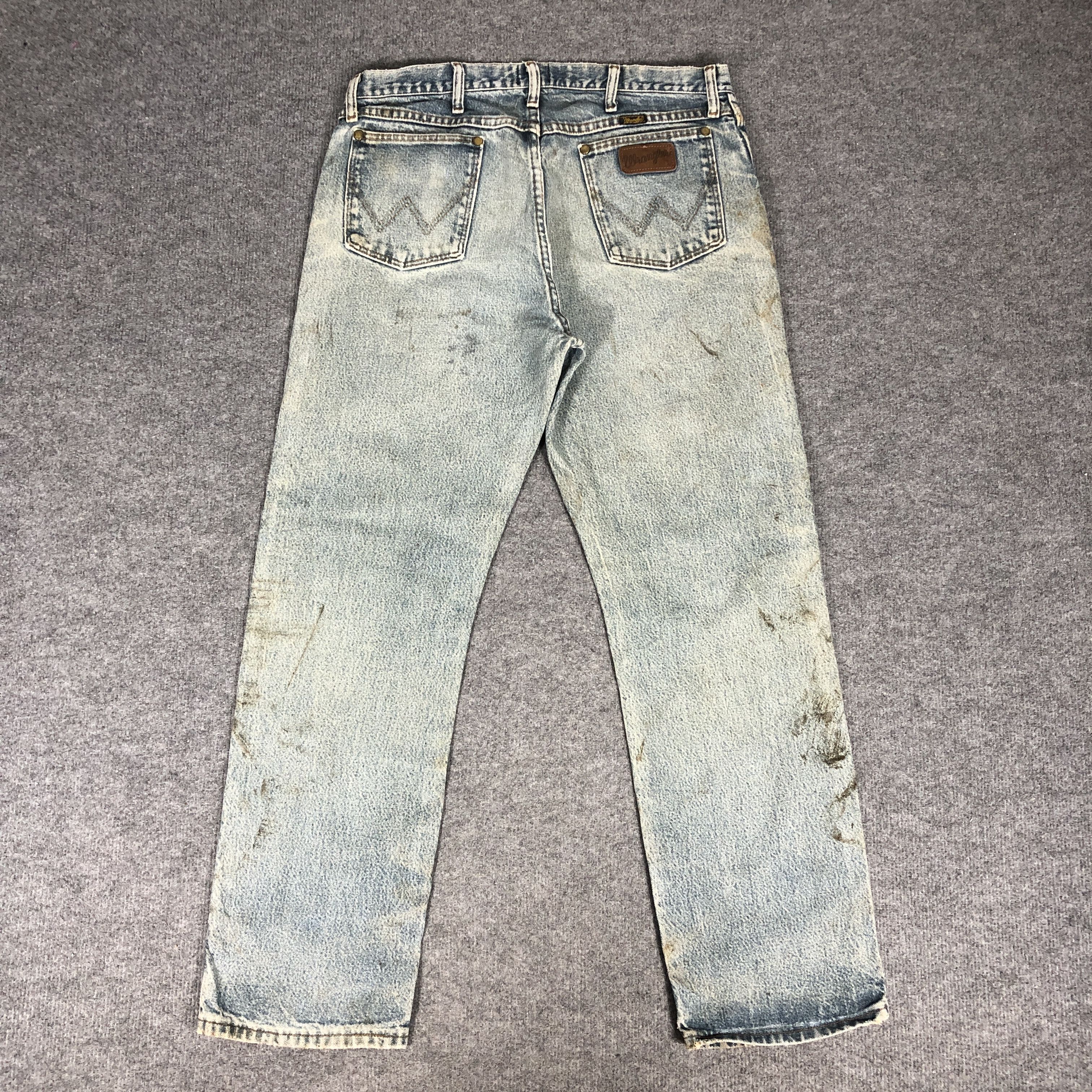 Vintage × Wrangler Vintage Wrangler Regular Fit Jeans Dirty L1005 Size US 34 / EU 50 - 4 Thumbnail
