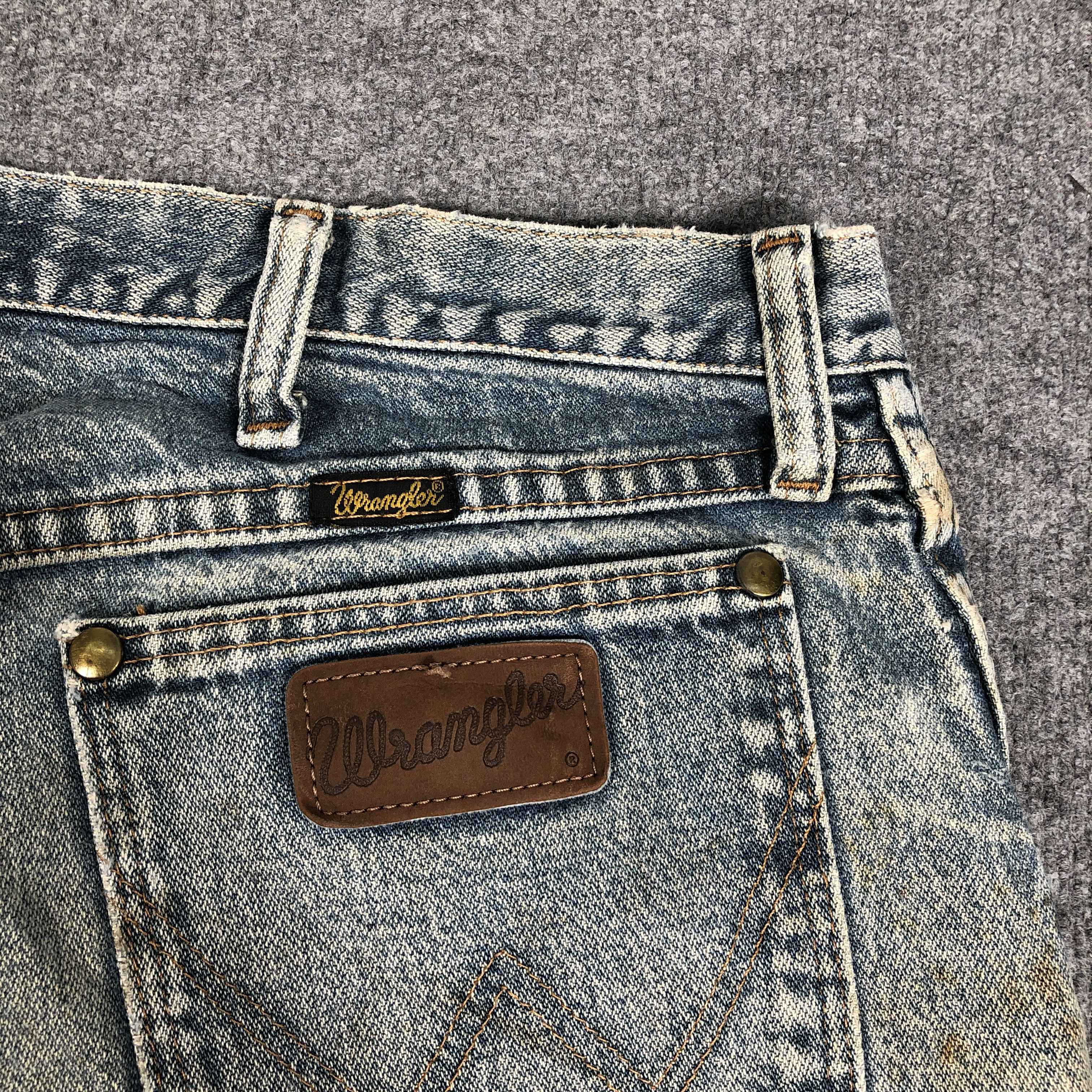 Vintage × Wrangler Vintage Wrangler Regular Fit Jeans Dirty L1005 Size US 34 / EU 50 - 10 Thumbnail