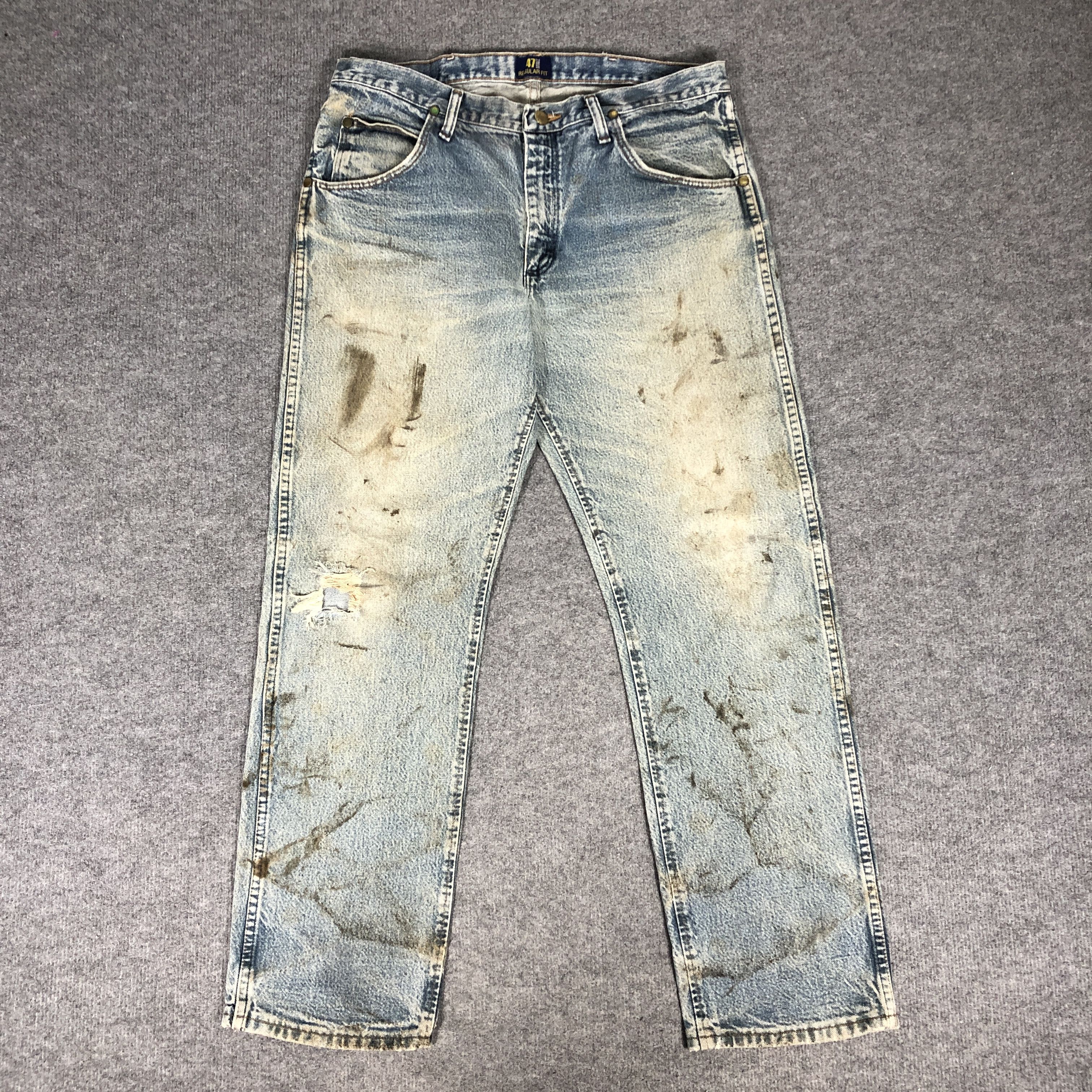 Vintage × Wrangler Vintage Wrangler Regular Fit Jeans Dirty L1005 Size US 34 / EU 50 - 3 Thumbnail