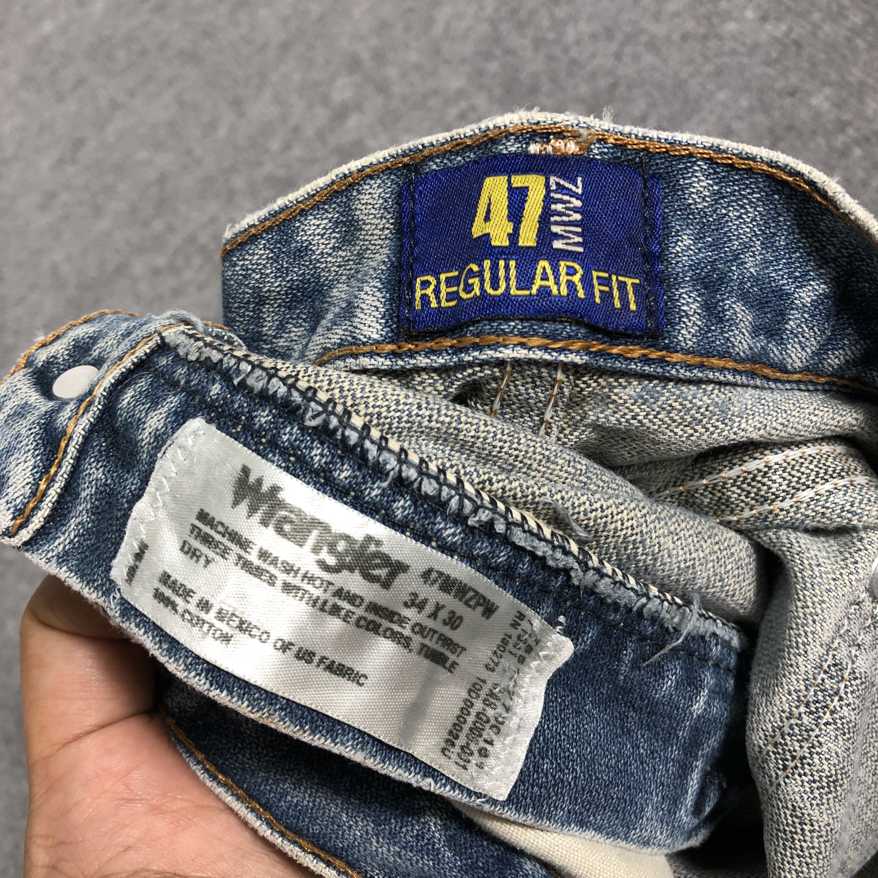 Vintage × Wrangler Vintage Wrangler Regular Fit Jeans Dirty L1005 Size US 34 / EU 50 - 11 Thumbnail