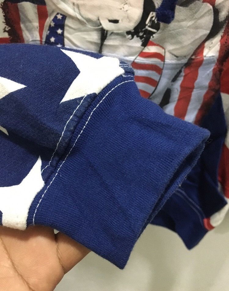 Other 🔥STEALS🔥Marliyn Monroe Big Photo with American Flag Size US M / EU 48-50 / 2 - 5 Thumbnail