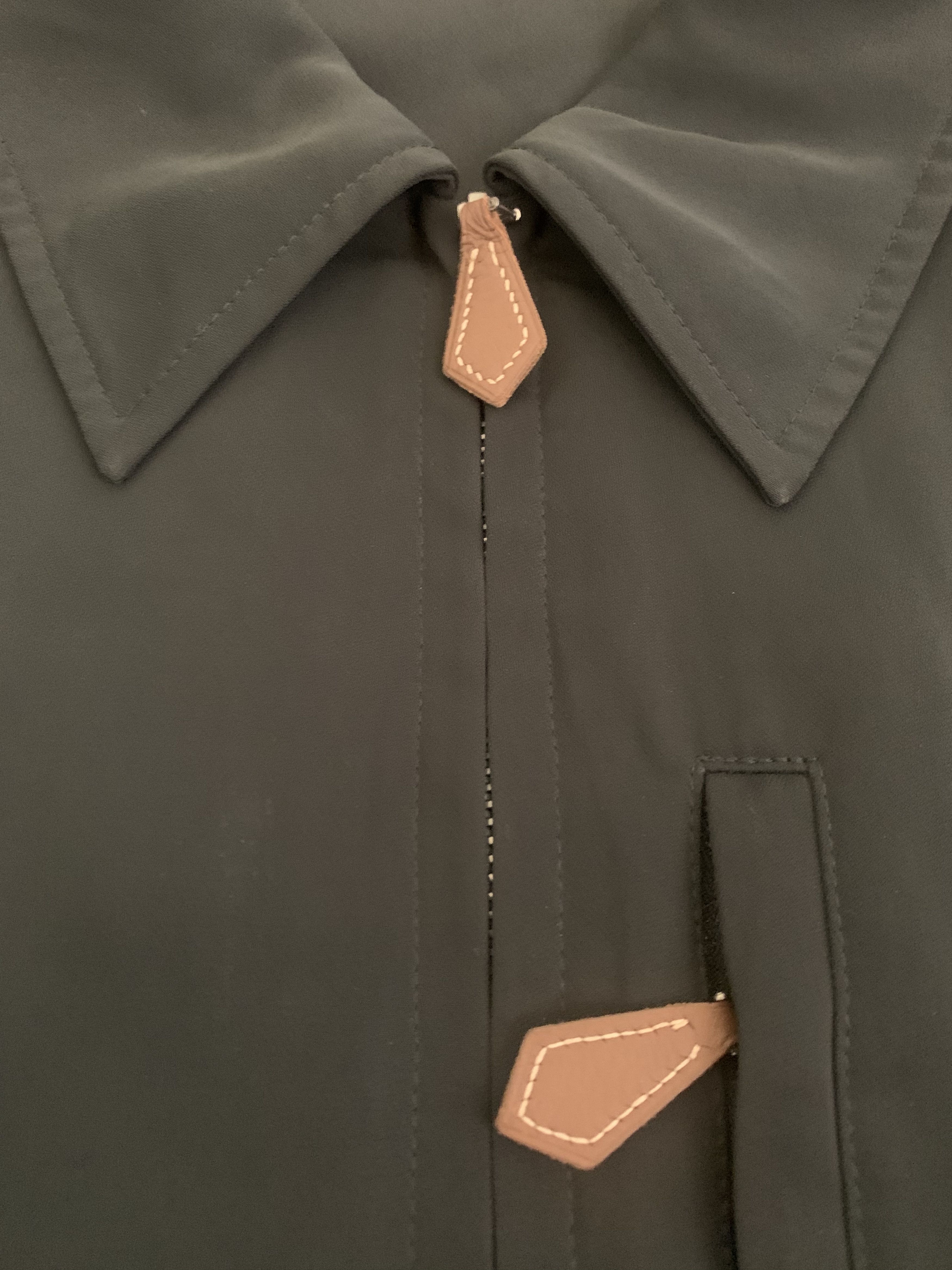 Hermes Hermes olive green zip up jacket Size US M / EU 48-50 / 2 - 8 Thumbnail