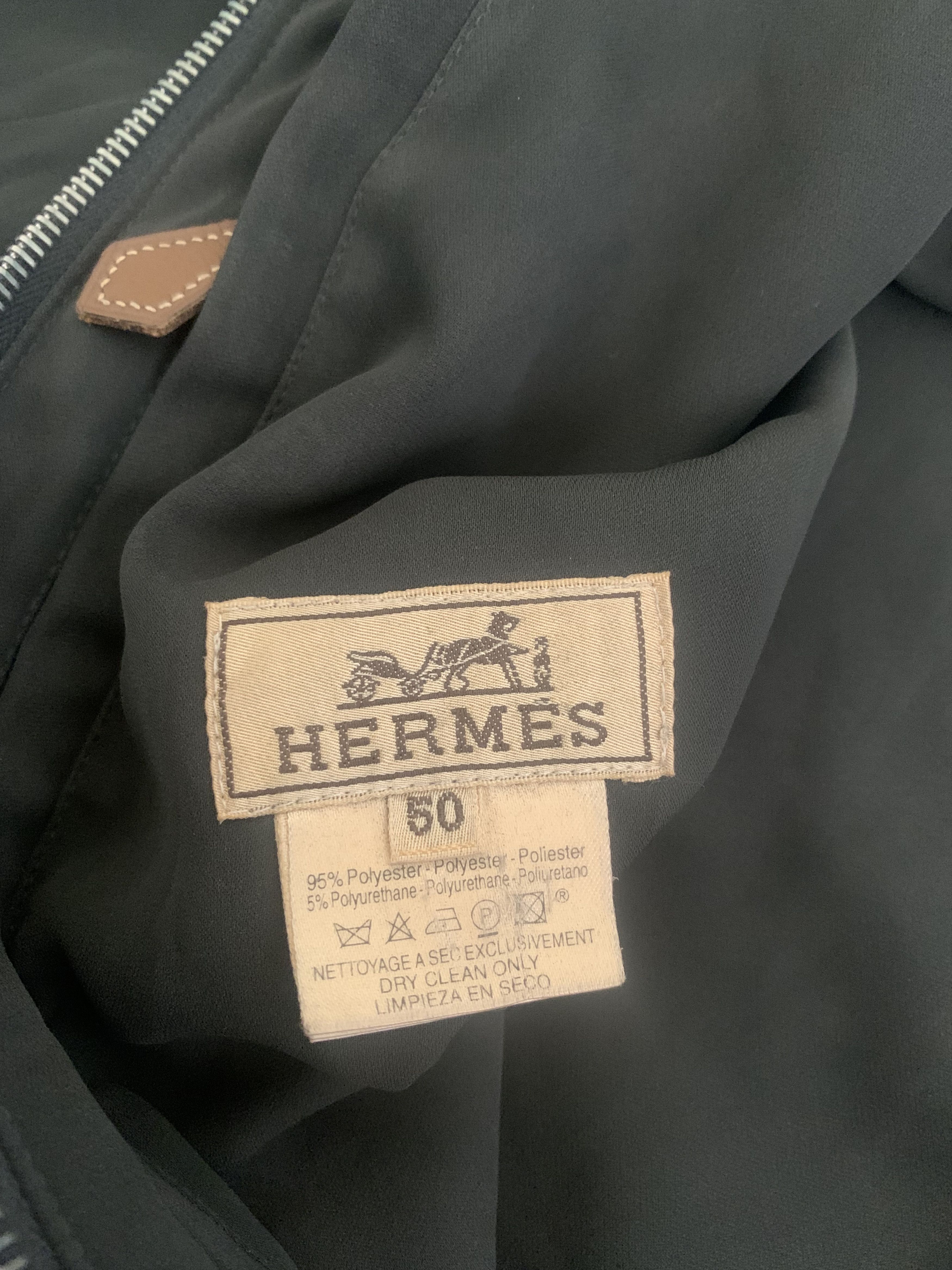 Hermes Hermes olive green zip up jacket Size US M / EU 48-50 / 2 - 5 Thumbnail