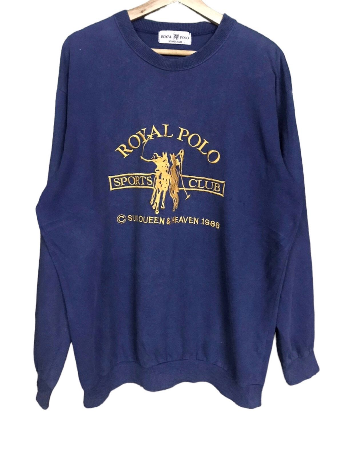 If Six Was Nine Polo Club Sweatshirt Big Logo Pullover Size US L / EU 52-54 / 3 - 1 Thumbnail