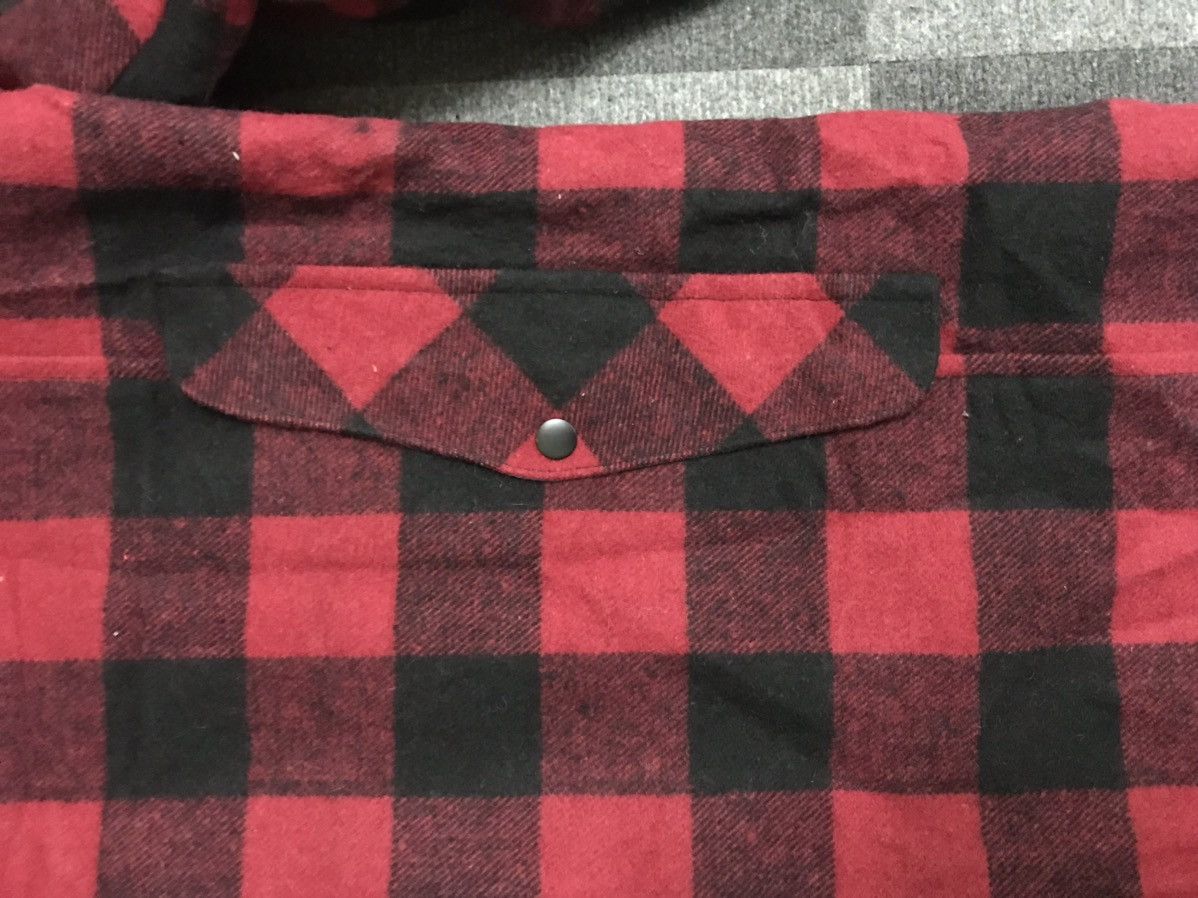 Vintage JW32 Elesian Wind Mackinaw Militar Buffalo Plaid Wool Jacket Size US M / EU 48-50 / 2 - 10 Thumbnail