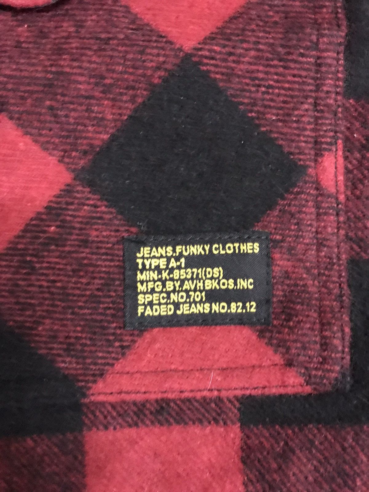Vintage JW32 Elesian Wind Mackinaw Militar Buffalo Plaid Wool Jacket Size US M / EU 48-50 / 2 - 7 Thumbnail