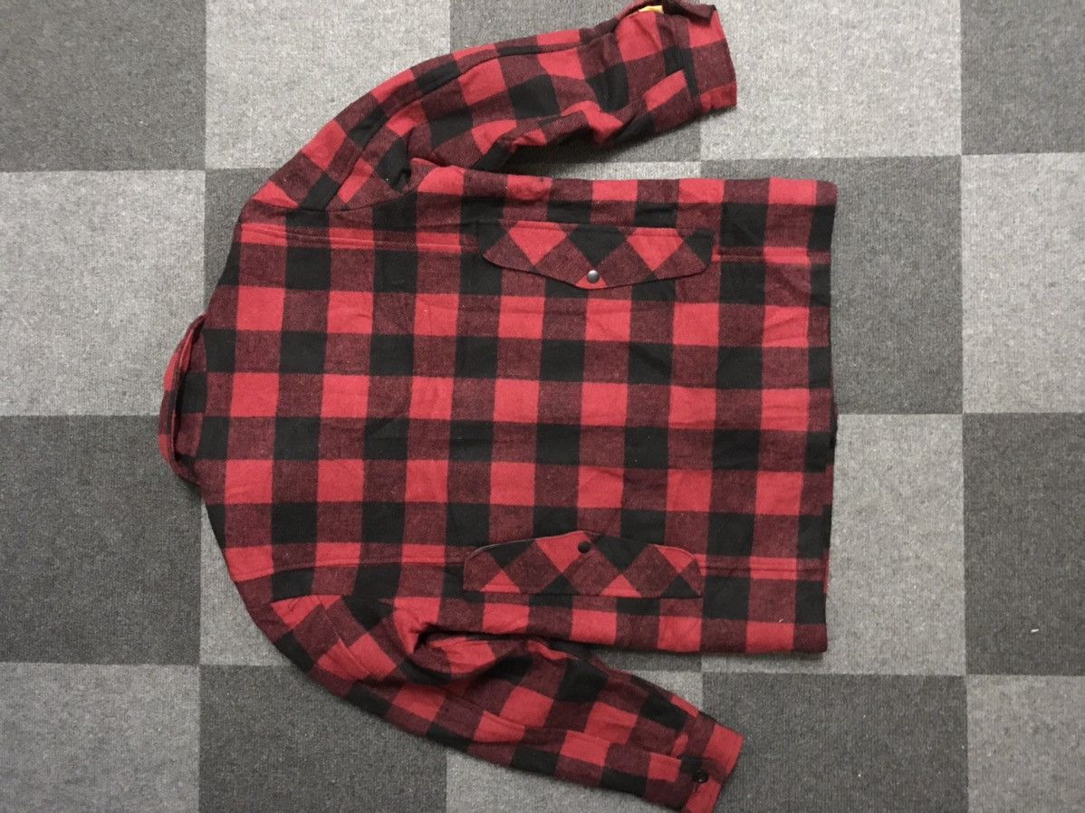 Vintage JW32 Elesian Wind Mackinaw Militar Buffalo Plaid Wool Jacket Size US M / EU 48-50 / 2 - 9 Thumbnail