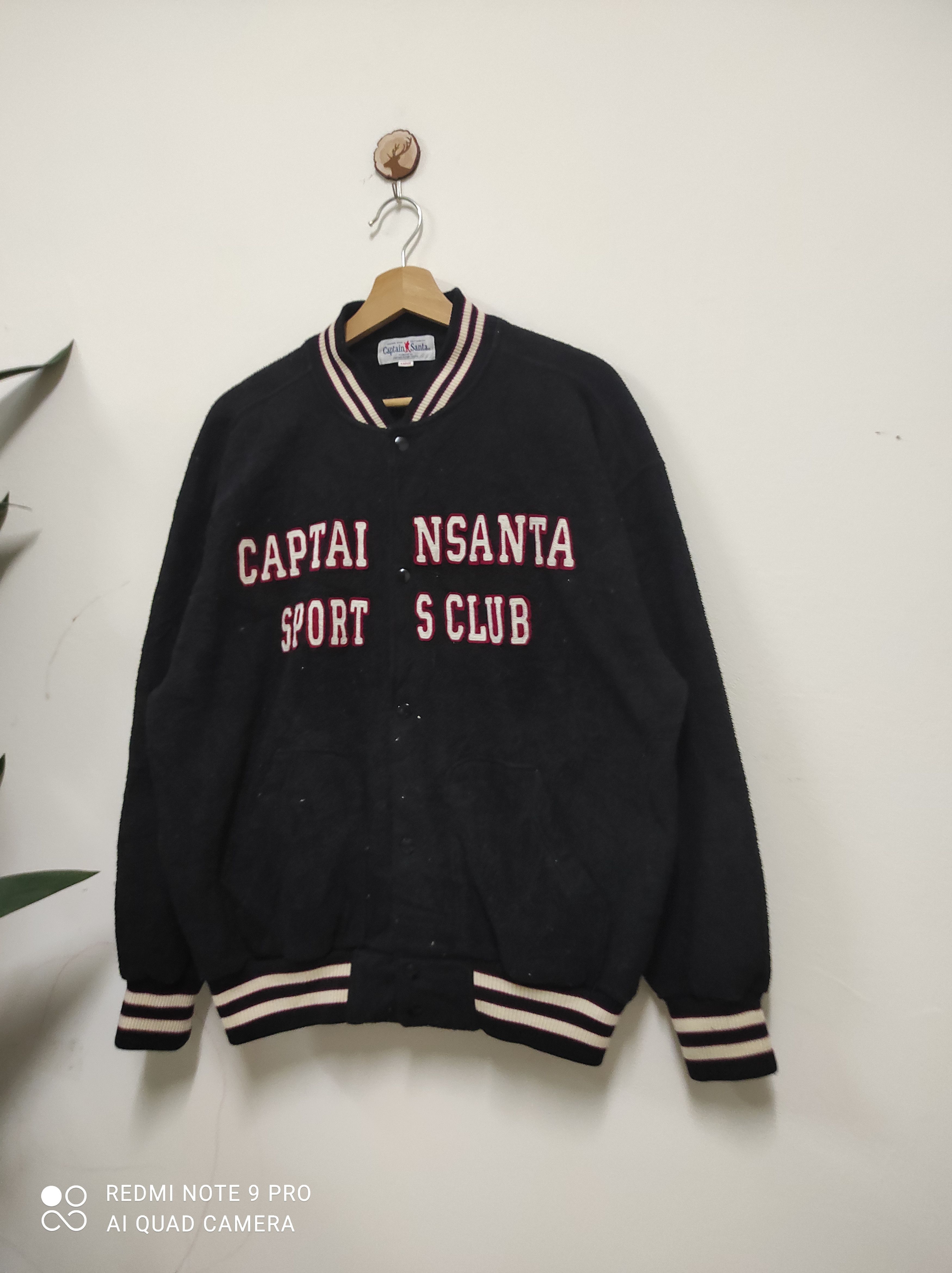 Japanese Brand 🇯🇵 Japanese Brand Captain Santa Wool Varsity Jacket Size US L / EU 52-54 / 3 - 4 Thumbnail