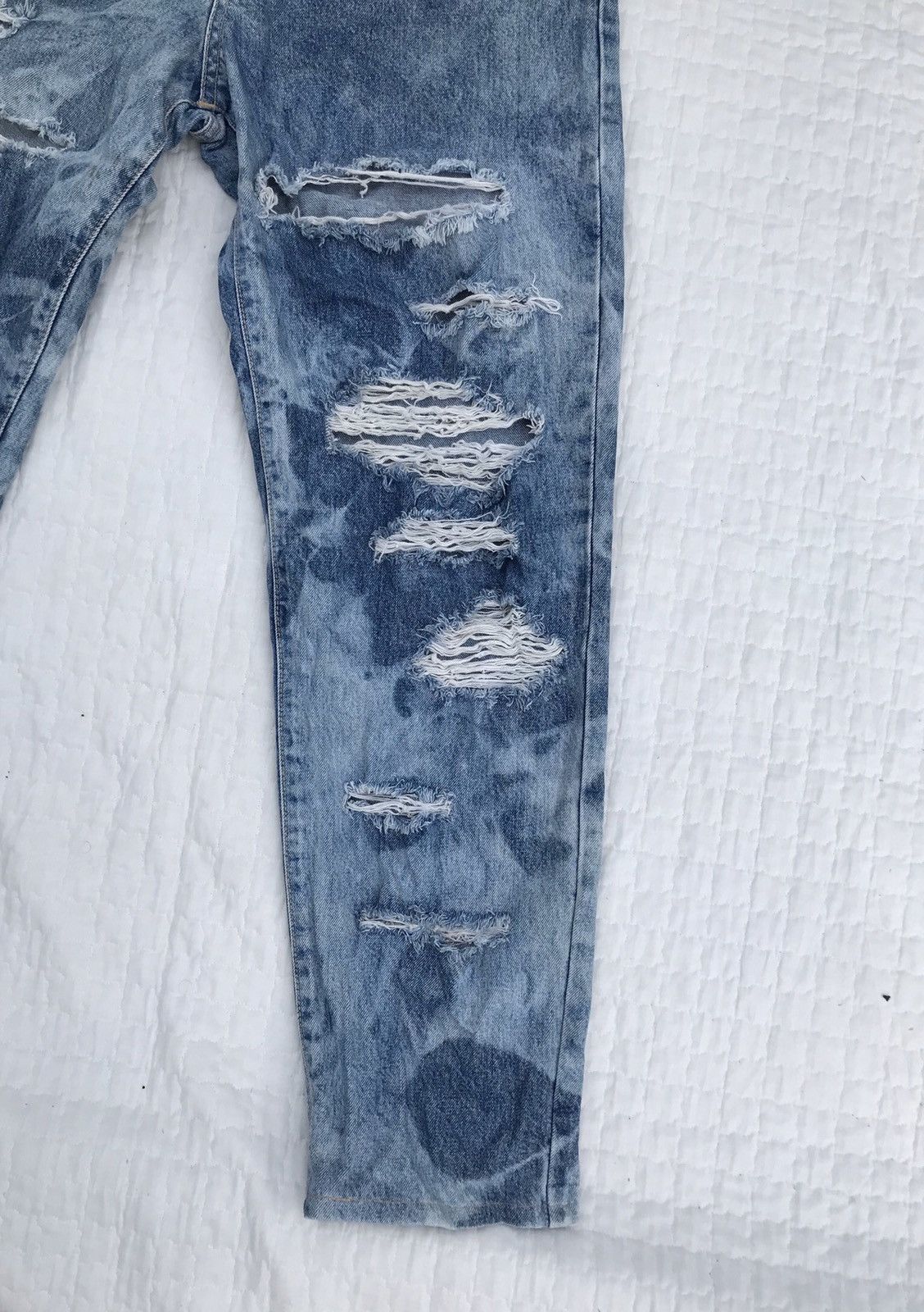 Edwin × Hysteric Glamour Distress Acid Wash Denim By Edwin Size US 32 / EU 48 - 4 Thumbnail