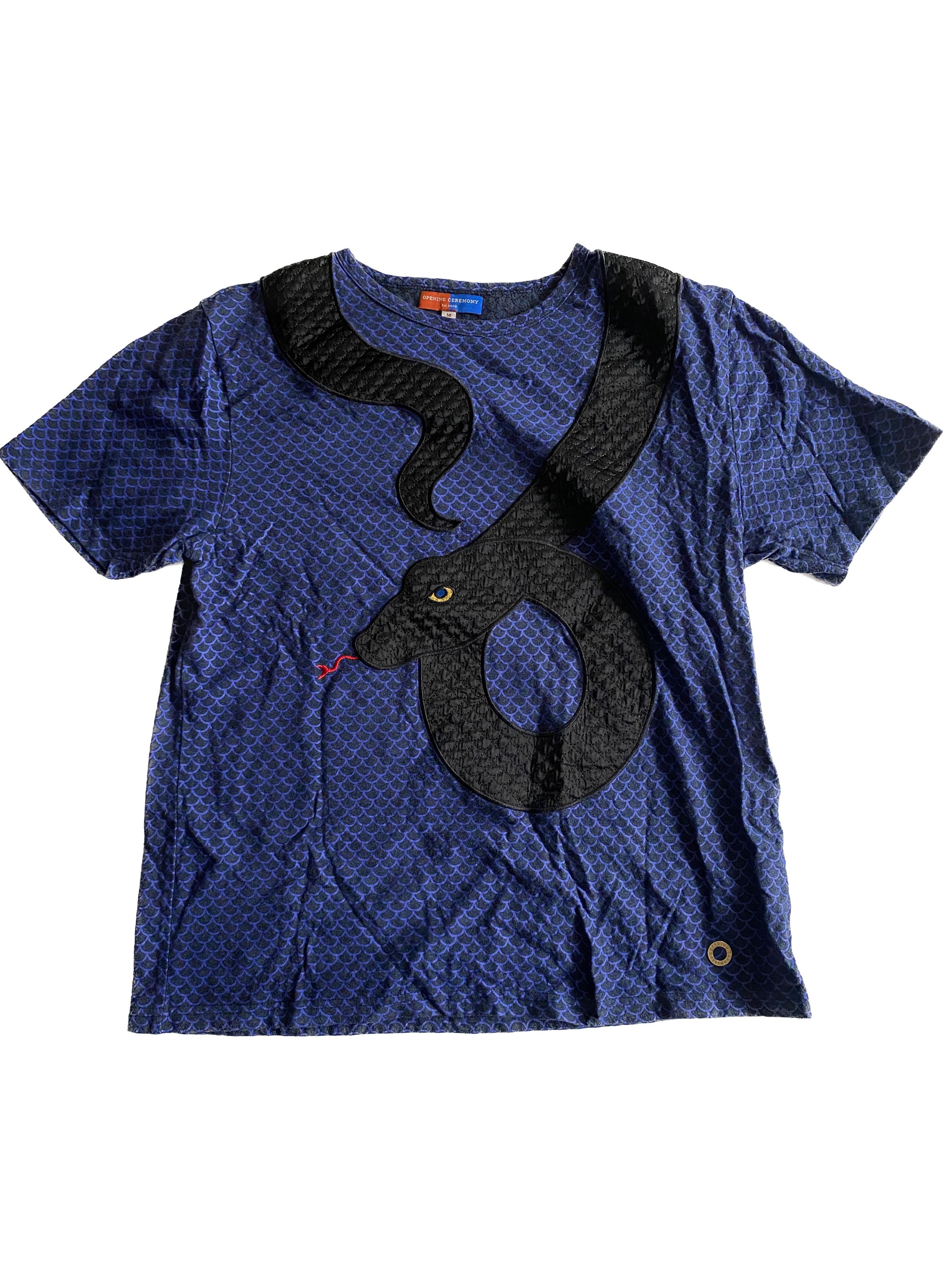 トップス opening ceremony snake embroidery shirt Opening Ceremony Opening Ceremony Snake Embroidery T-Shirt