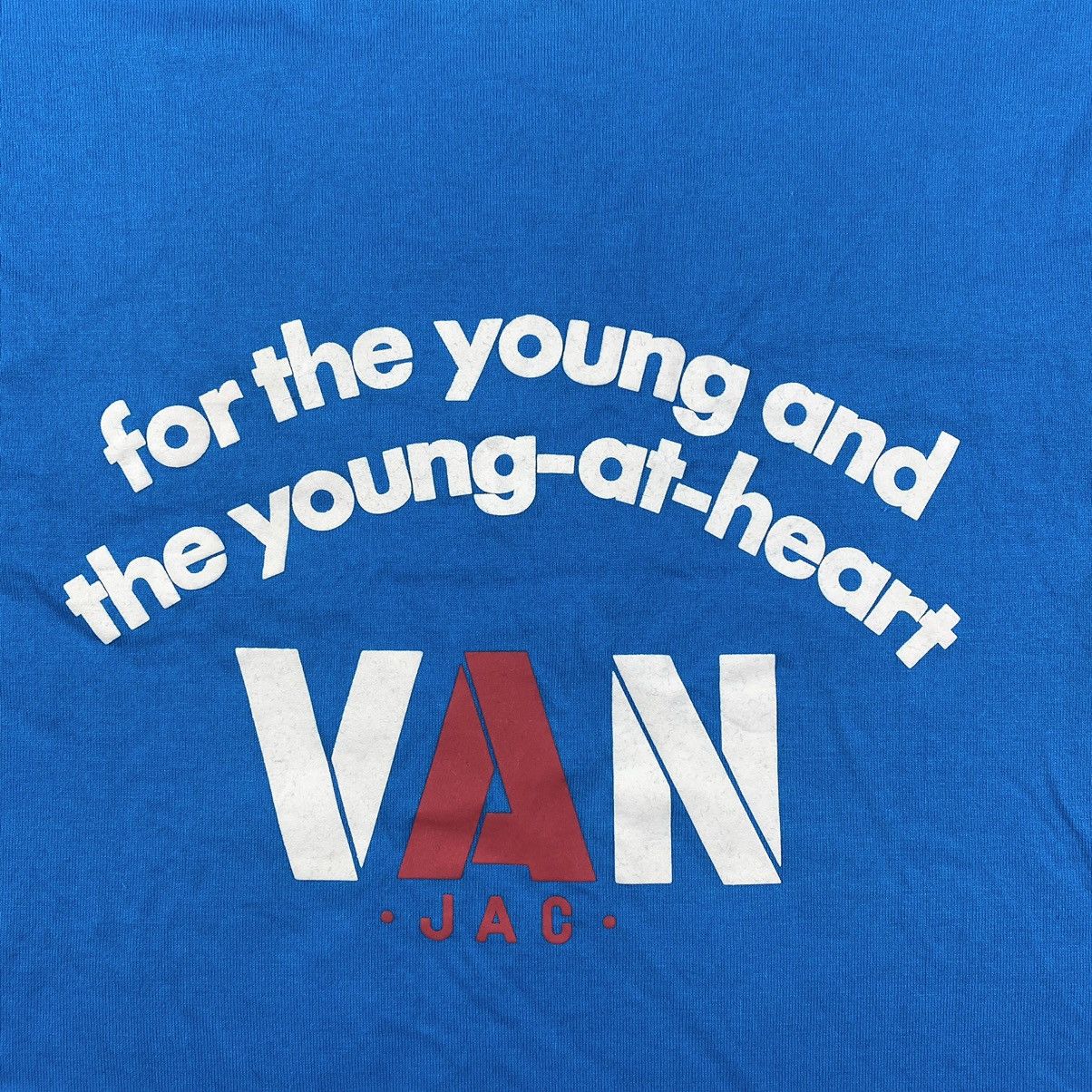Japanese Brand Van Jack Big Logo Tee Size US S / EU 44-46 / 1 - 1 Thumbnail
