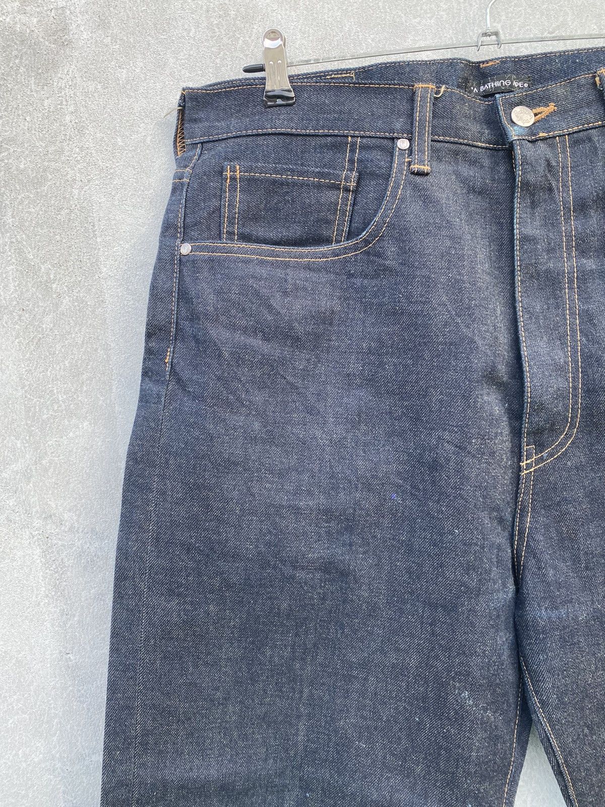 Bape BAPE Denim Selvedge Jeans Size US 37 - 4 Thumbnail