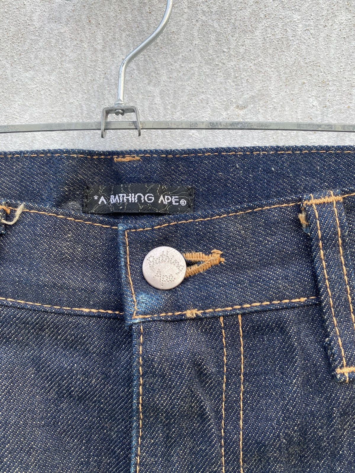 Bape BAPE Denim Selvedge Jeans Size US 37 - 5 Thumbnail