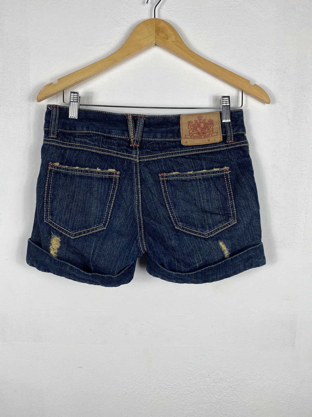Hysteric Glamour × Tornado Mart Distressed Short Denim By Japanease Brand Size 30" / US 8 / IT 44 - 3 Thumbnail