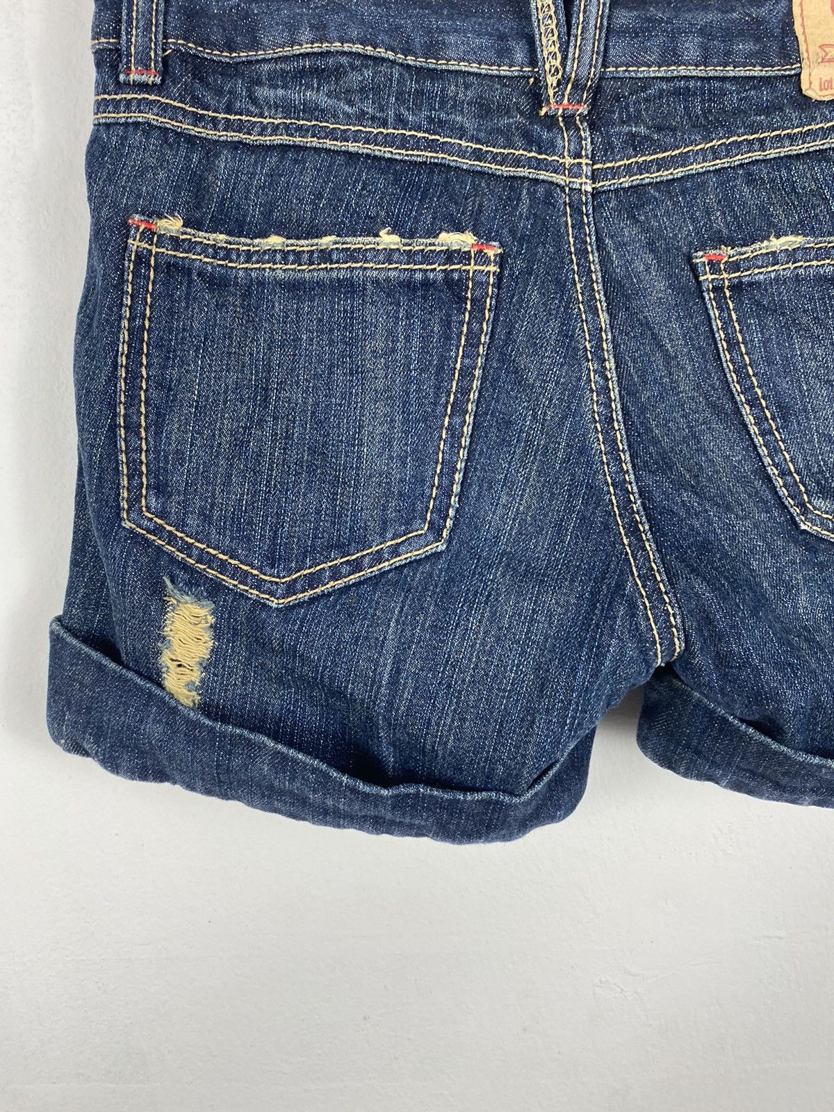 Hysteric Glamour × Tornado Mart Distressed Short Denim By Japanease Brand Size 30" / US 8 / IT 44 - 8 Thumbnail
