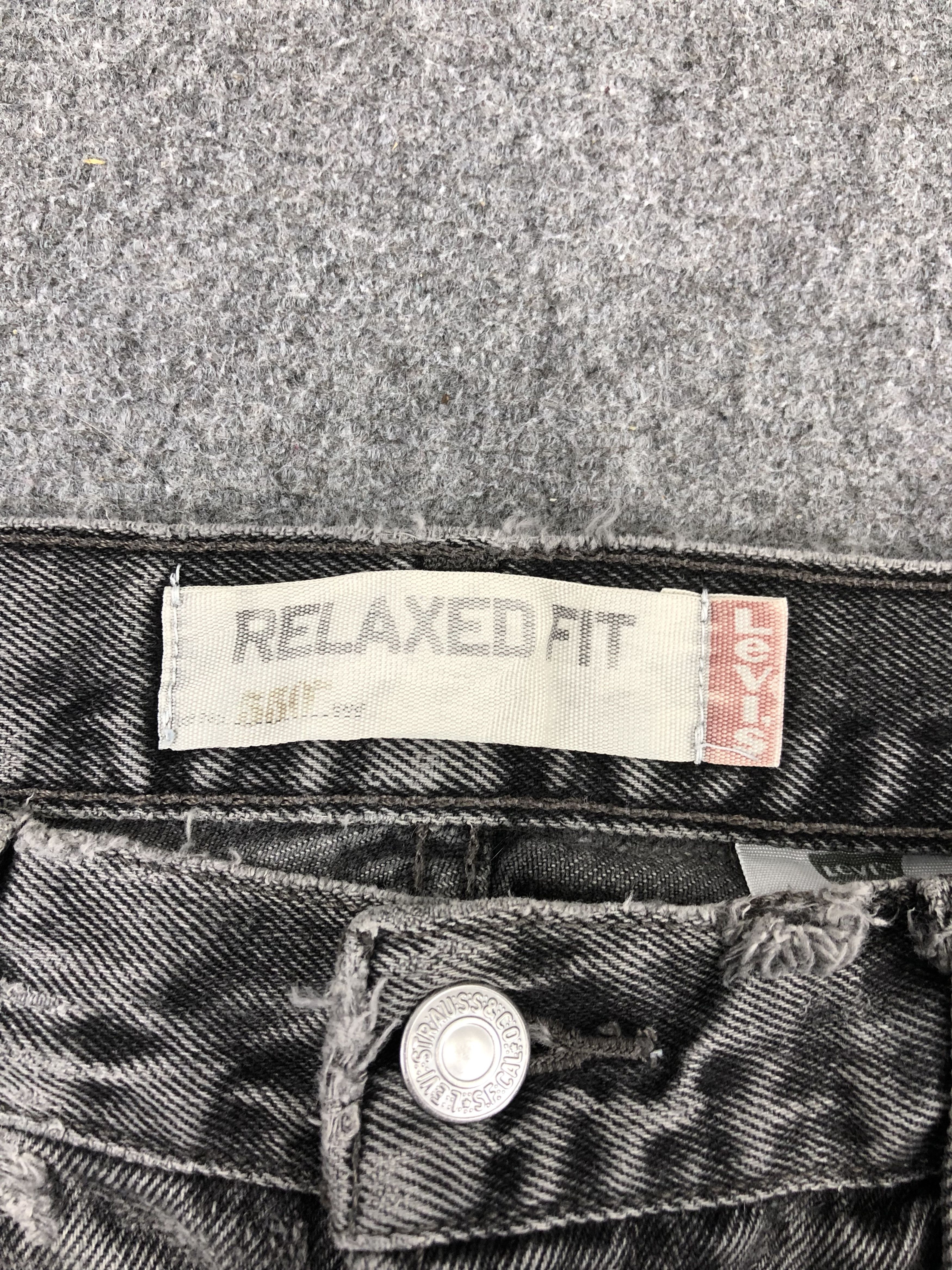 Levi's Vintage Levis 550 Faded Black Jeans 33x32 Size US 33 - 9 Thumbnail