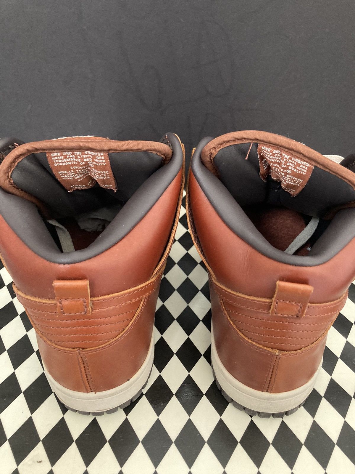 Nike × Vintage 2003 Nike dunk premium high curry brown Size US 8 / EU 41 - 5 Thumbnail