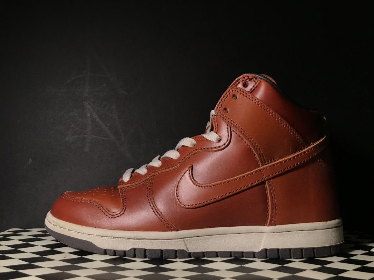 Nike × Vintage 2003 Nike dunk premium high curry brown Size US 8 / EU 41 - 2 Thumbnail