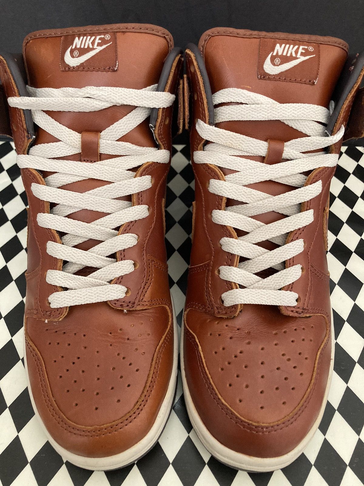 Nike × Vintage 2003 Nike dunk premium high curry brown Size US 8 / EU 41 - 6 Thumbnail