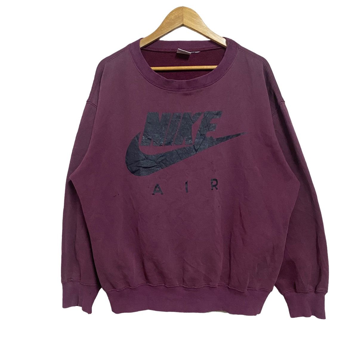Vintage 90s Nike Sweatshirt Boxy Center Logo