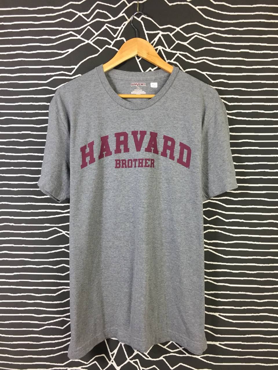 Jansport × Vintage Vtg Jansport Harvard Brother Spell Out Tee Size US XL / EU 56 / 4 - 2 Thumbnail