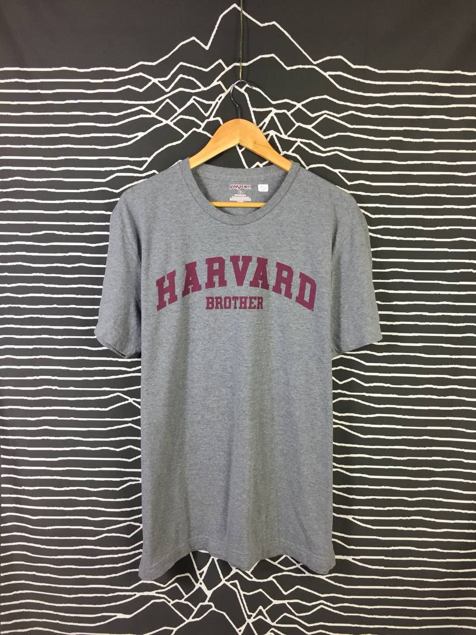 Jansport × Vintage Vtg Jansport Harvard Brother Spell Out Tee Size US XL / EU 56 / 4 - 1 Thumbnail