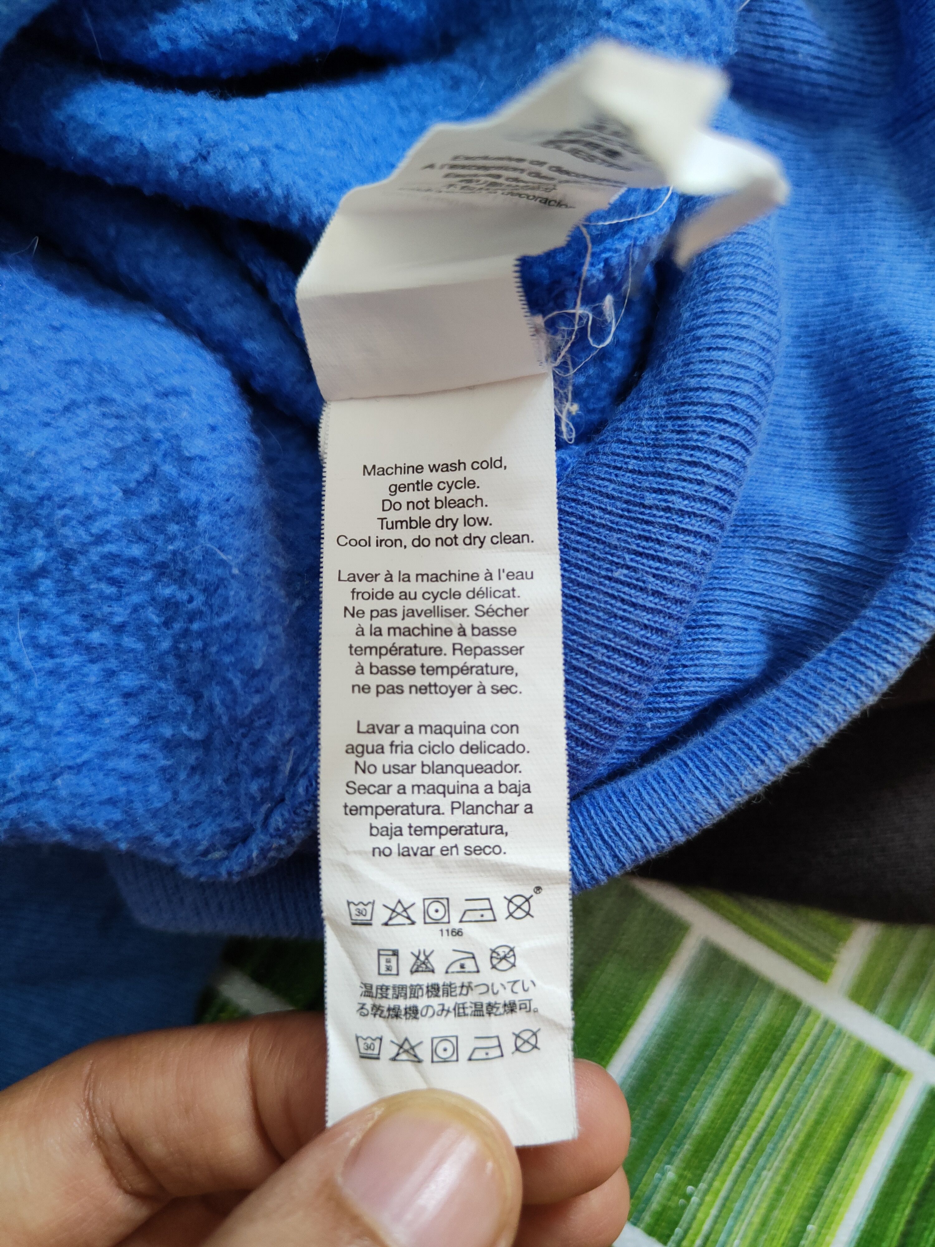 Gap GAP Blue Faded Hoodie Sweater #309B Size S / US 4 / IT 40 - 10 Thumbnail