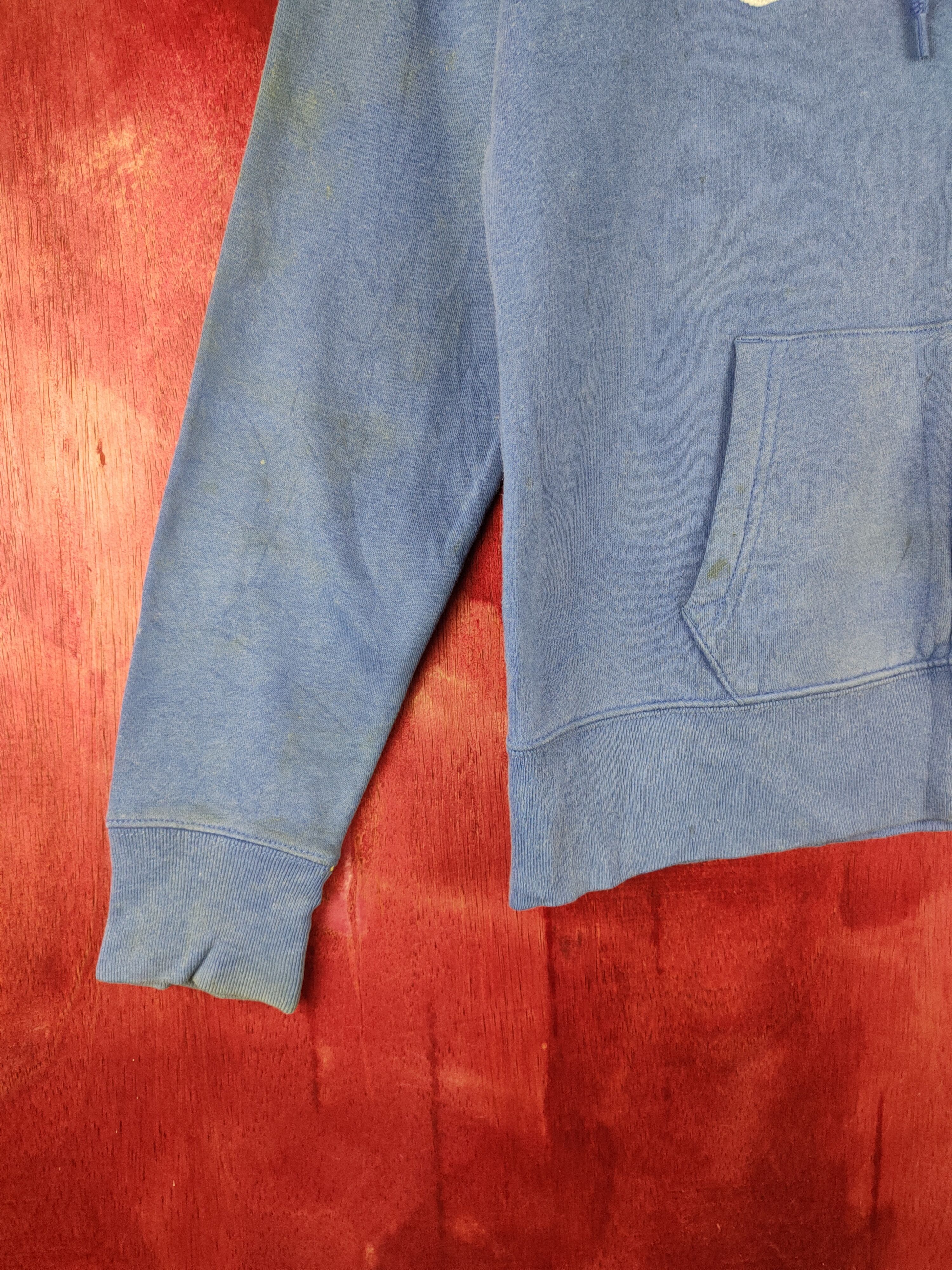 Gap GAP Blue Faded Hoodie Sweater #309B Size S / US 4 / IT 40 - 4 Thumbnail