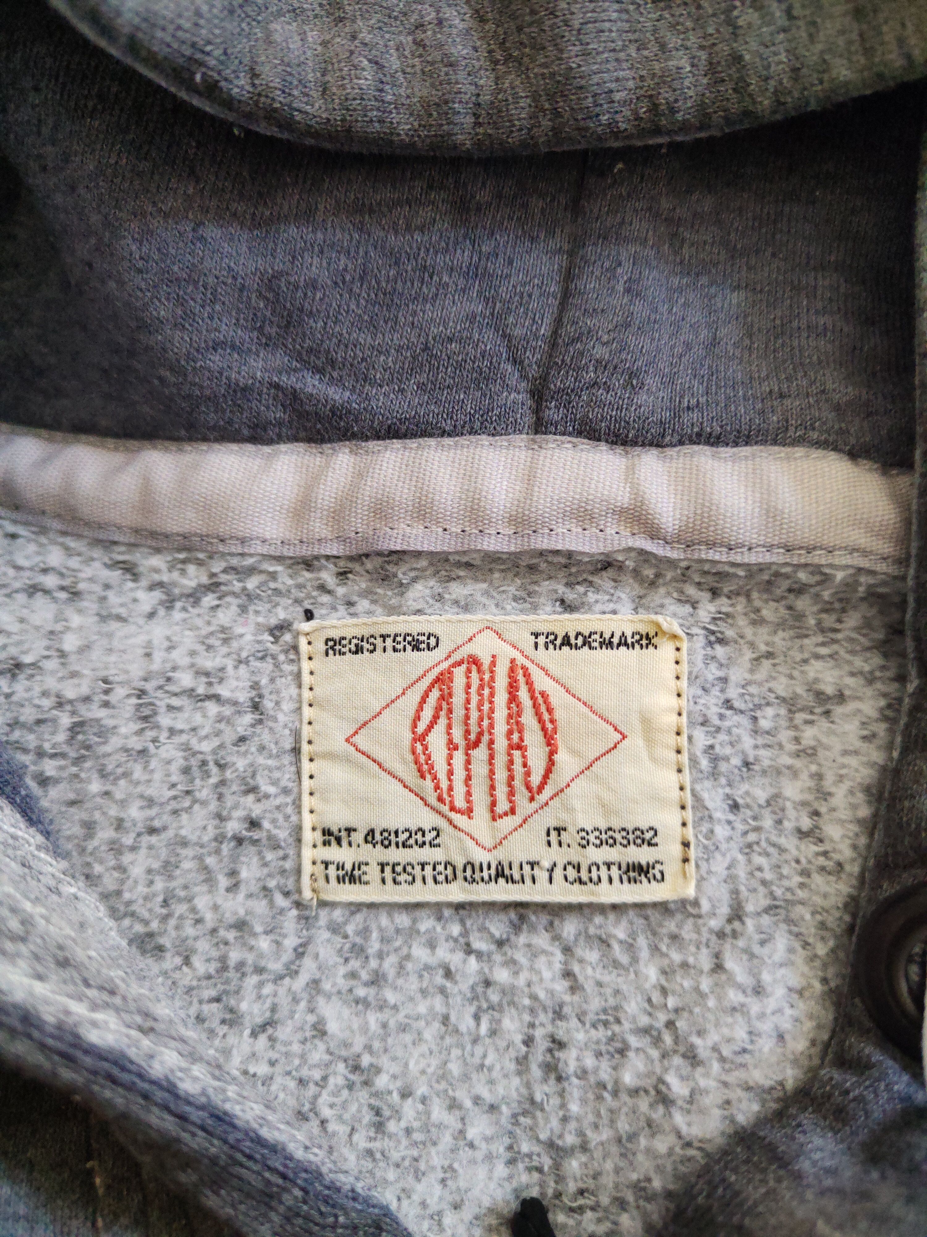 Replay Replay distressed ripped Gray Hoodie Sweater #303B Size US M / EU 48-50 / 2 - 16 Thumbnail