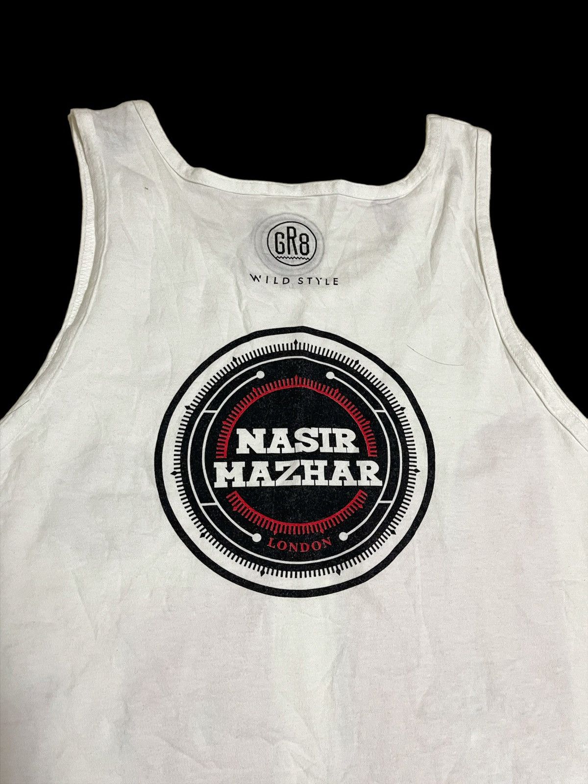 Nasir Mazhar × Vintage Vintage Nasir Mazhar London Made In usa Tank Top Size US L / EU 52-54 / 3 - 4 Thumbnail