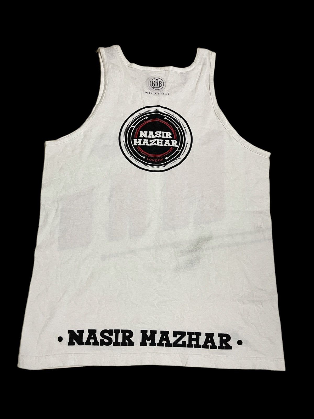 Nasir Mazhar × Vintage Vintage Nasir Mazhar London Made In usa Tank Top Size US L / EU 52-54 / 3 - 3 Thumbnail