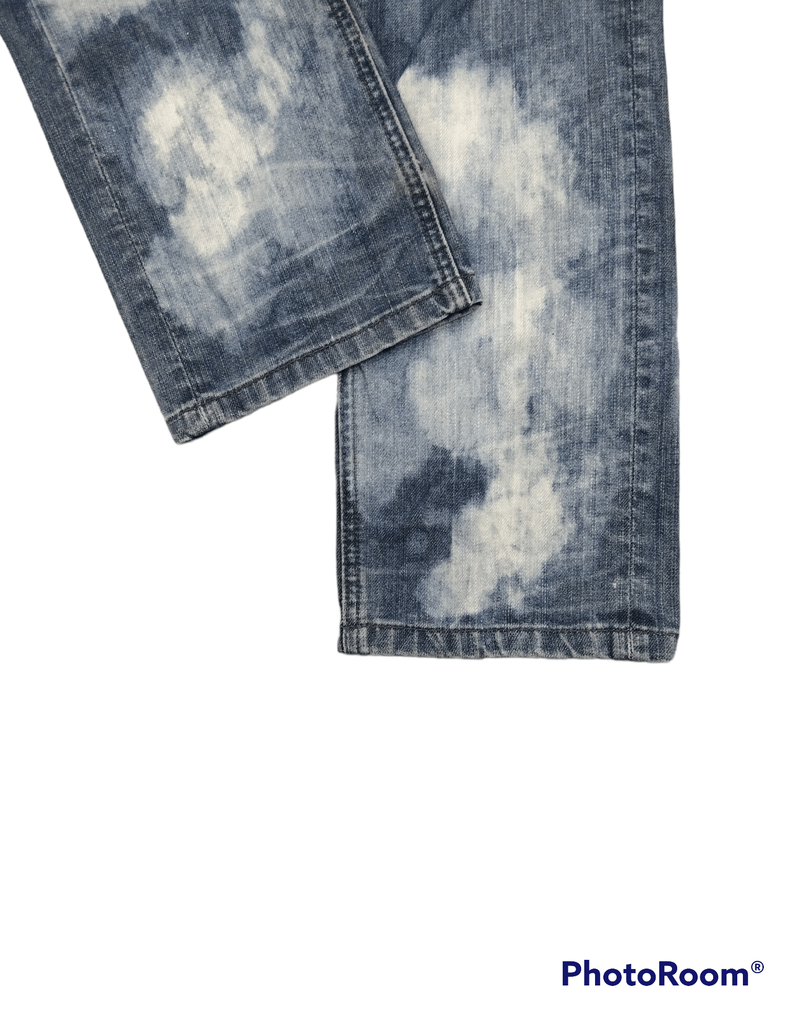 semanticdesign SiCK🔥SEMANTIC DESIGN BLEACH DENIM PANTS Size US 29 - 5 Thumbnail
