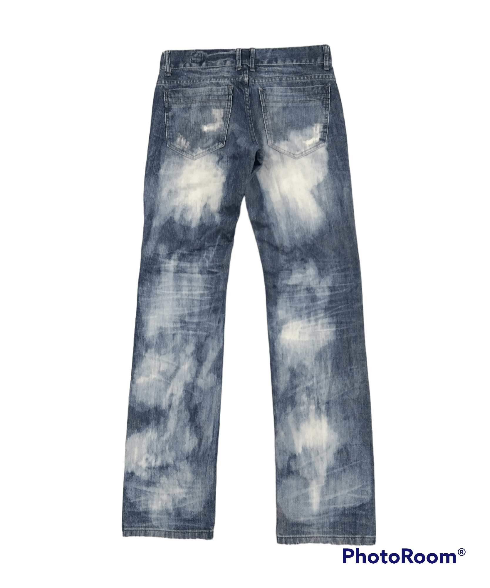 semanticdesign SiCK🔥SEMANTIC DESIGN BLEACH DENIM PANTS Size US 29 - 2 Thumbnail