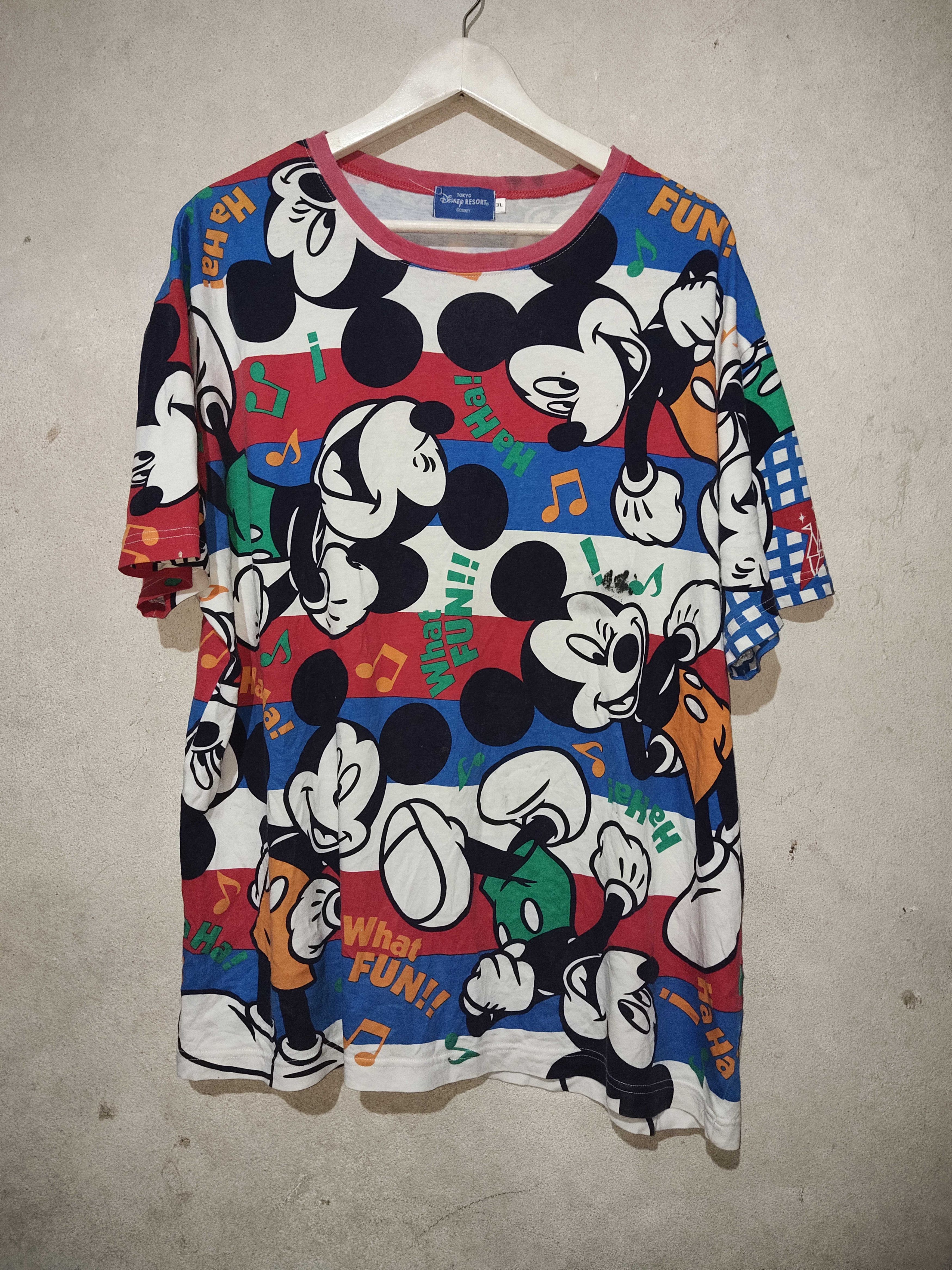 Mickey mouse full print oversize tshirt