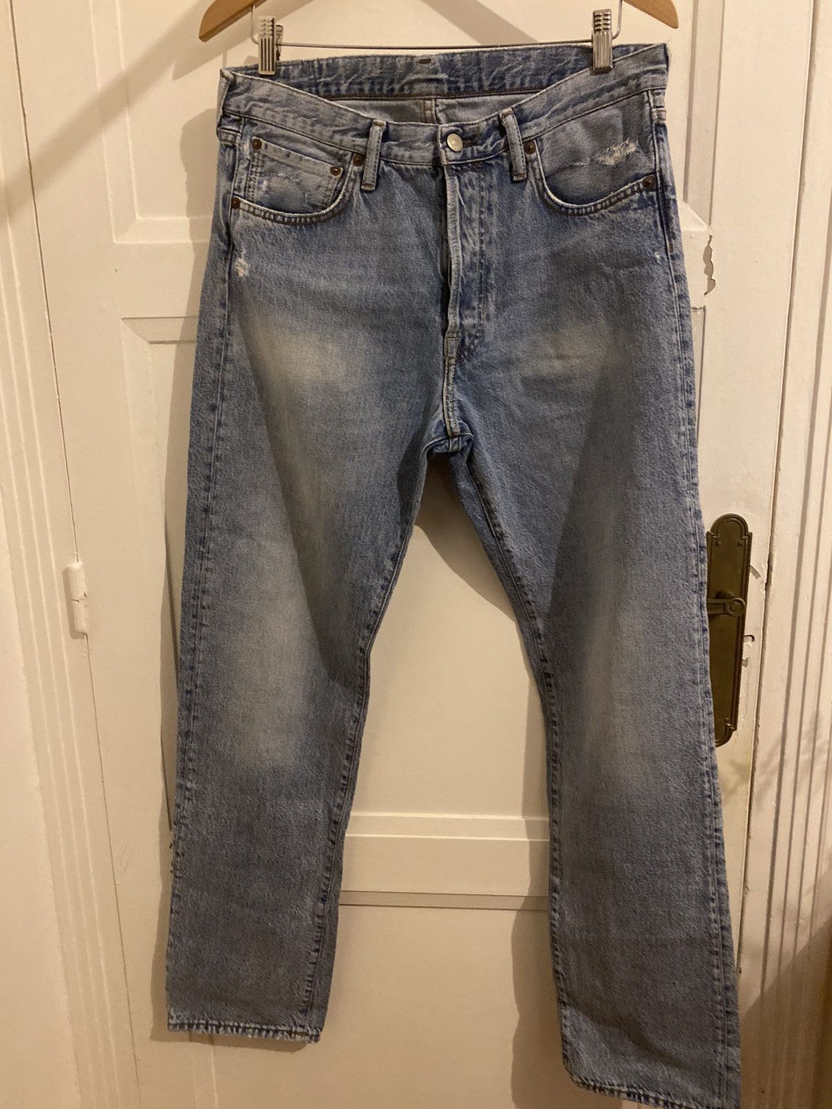 Acne Studios 1996 Light blue trash denim Size US 33 - 2 Thumbnail