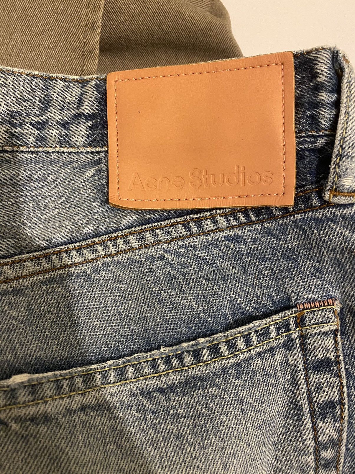 Acne Studios 1996 Light blue trash denim Size US 33 - 5 Thumbnail
