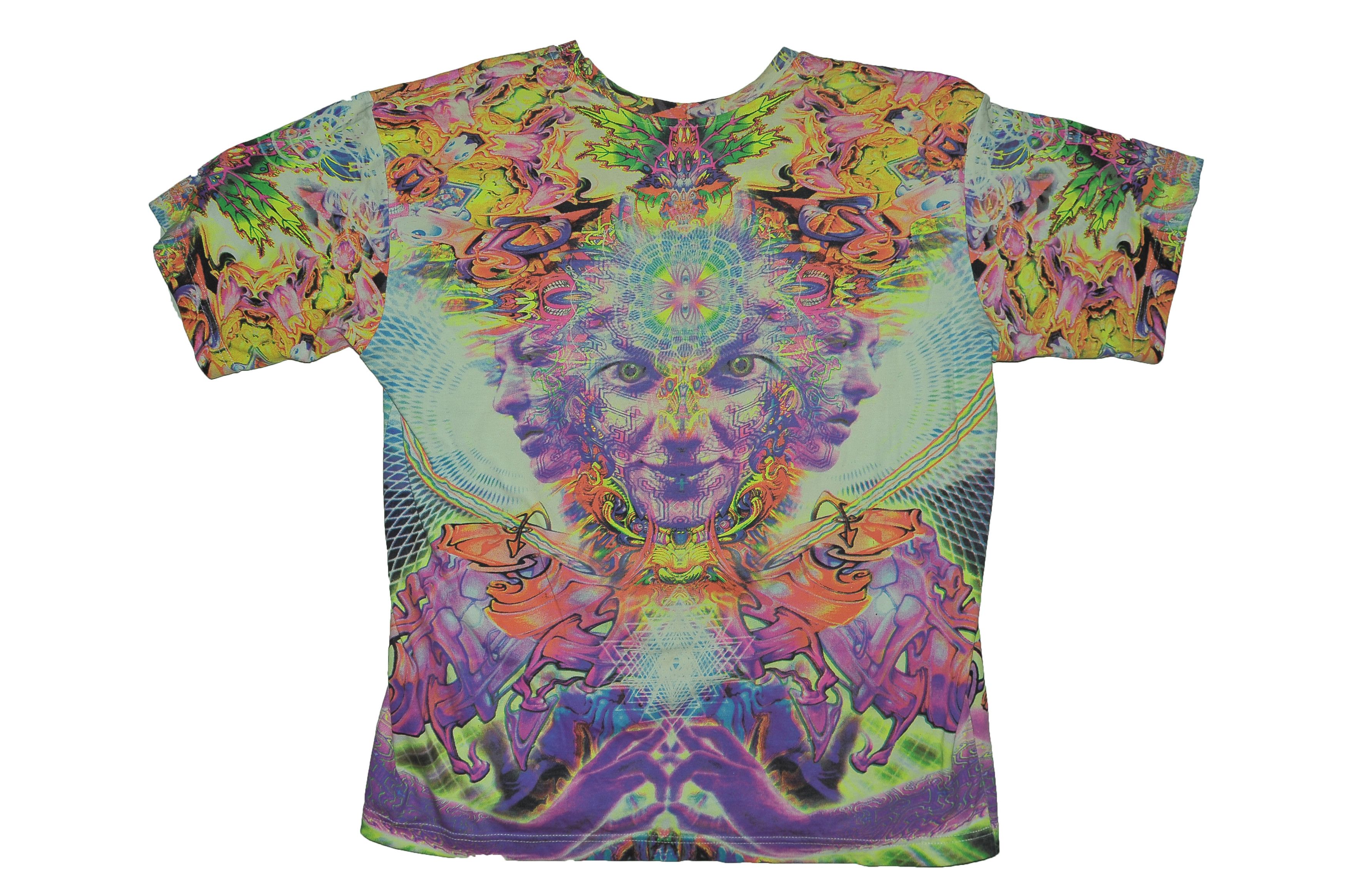 Vintage Psychedelic Hippie T-shirt Size US M / EU 48-50 / 2 - 2 Thumbnail