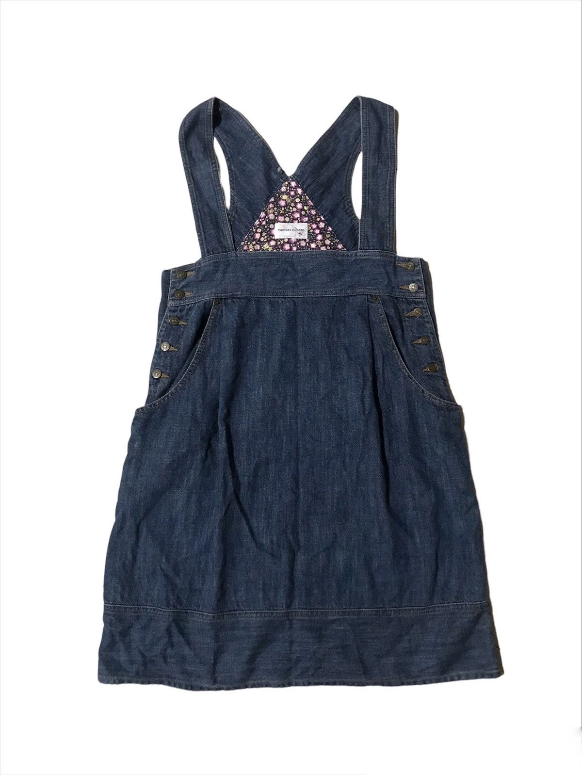Tsumori Chisato 💥Tsumori Chisato Issey Miyake Jumpsuit Denim Size XS / US 0-2 / IT 36-38 - 2 Thumbnail