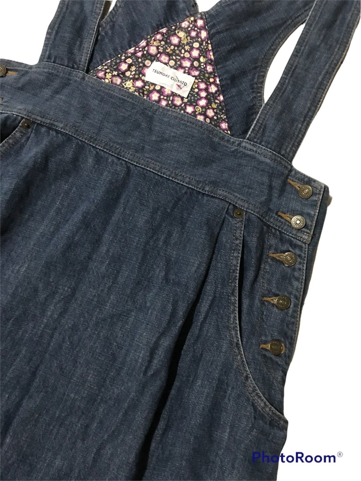 Tsumori Chisato 💥Tsumori Chisato Issey Miyake Jumpsuit Denim Size XS / US 0-2 / IT 36-38 - 3 Thumbnail