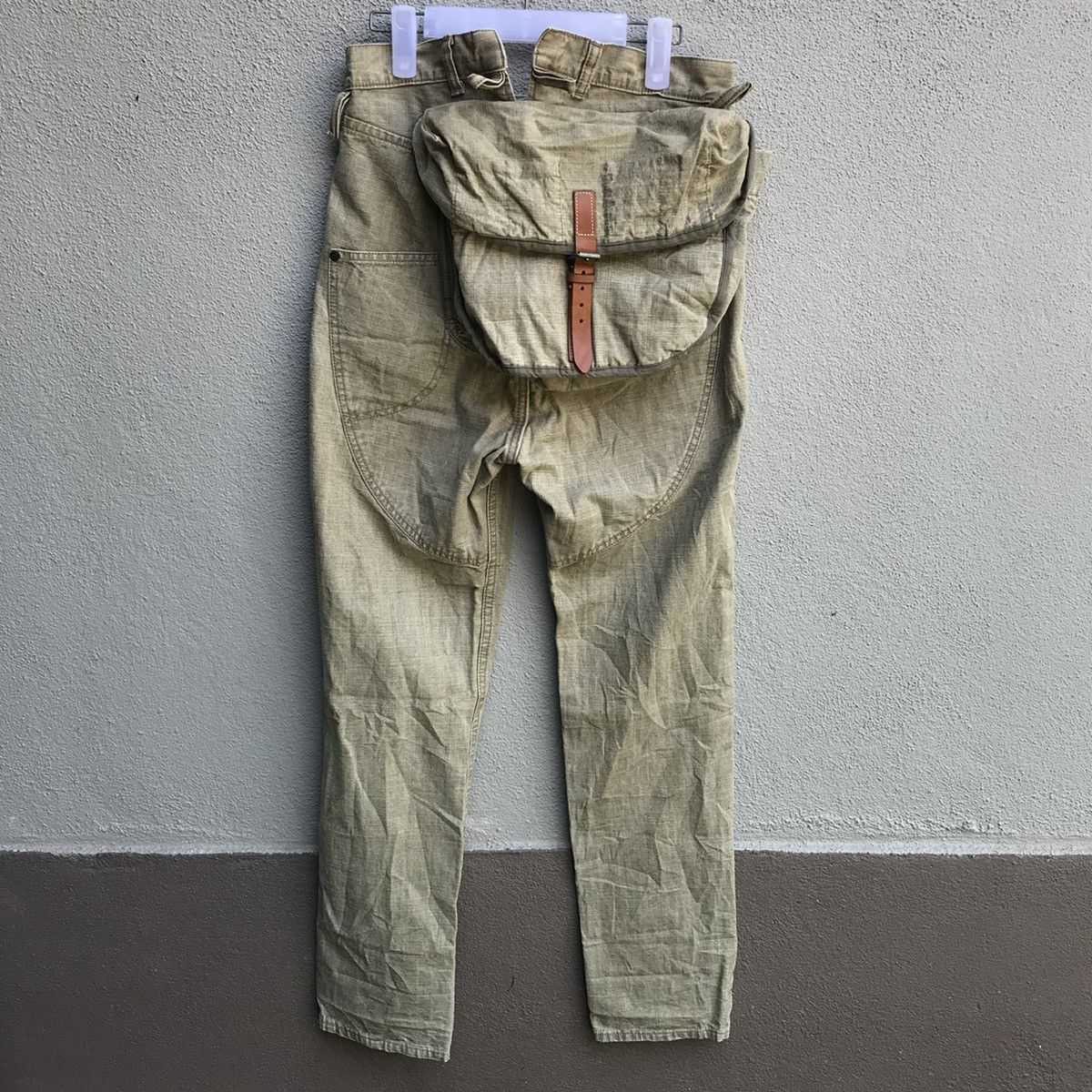 KAPITAL monkey pants cargo camera bag rare