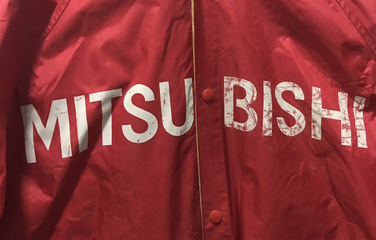 Japanese Brand MITSUBISHI RALLI ART LONG RAIN COAT Size US L / EU 52-54 / 3 - 4 Thumbnail