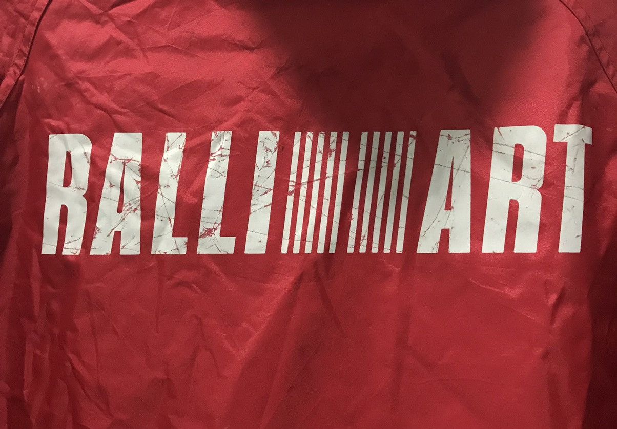 Japanese Brand MITSUBISHI RALLI ART LONG RAIN COAT Size US L / EU 52-54 / 3 - 5 Thumbnail
