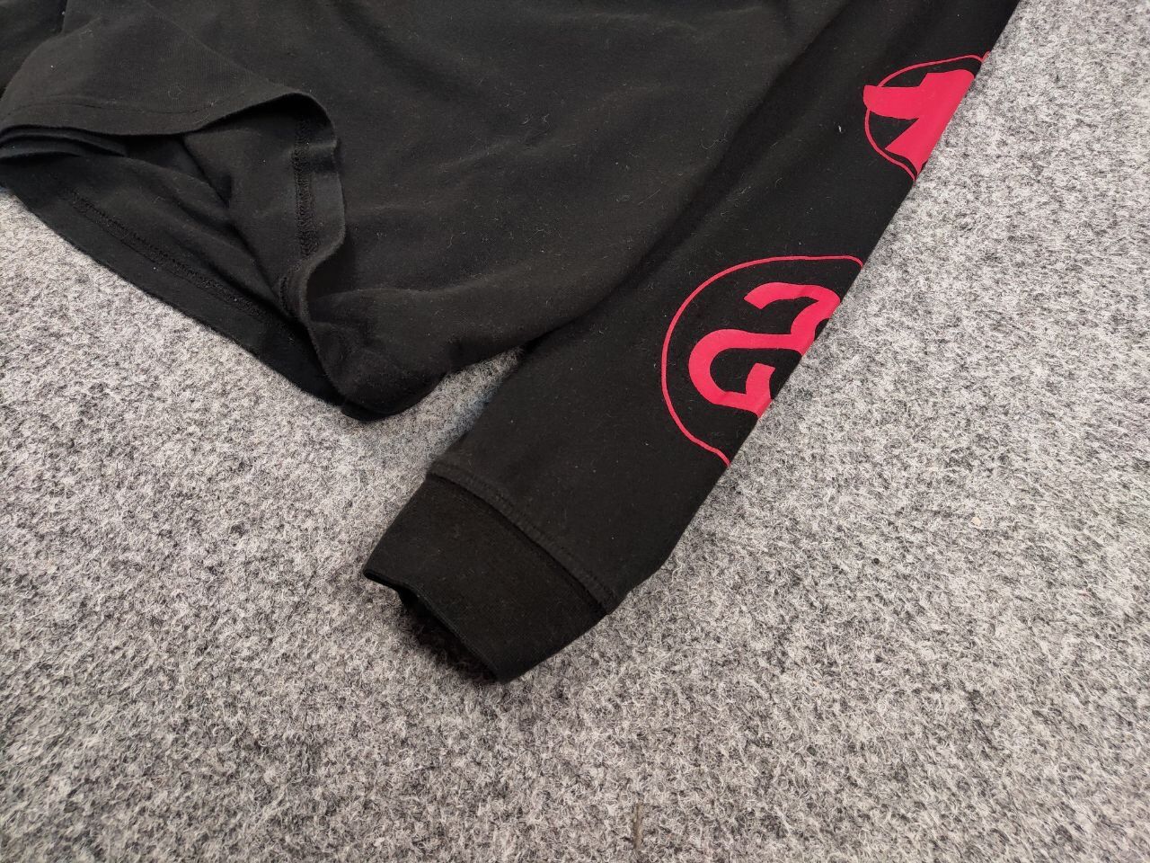 Stussy Vintage 90's Stussy Design Black Long Sleeve Red Logos Size US M / EU 48-50 / 2 - 5 Thumbnail