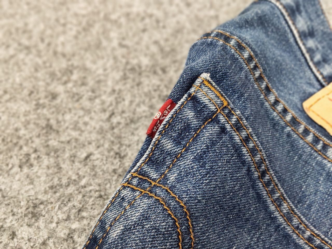 Levi's Vintage 90's Levis 751 Released Hem Faded Blue Denim Jeans Size US 34 / EU 50 - 19 Thumbnail