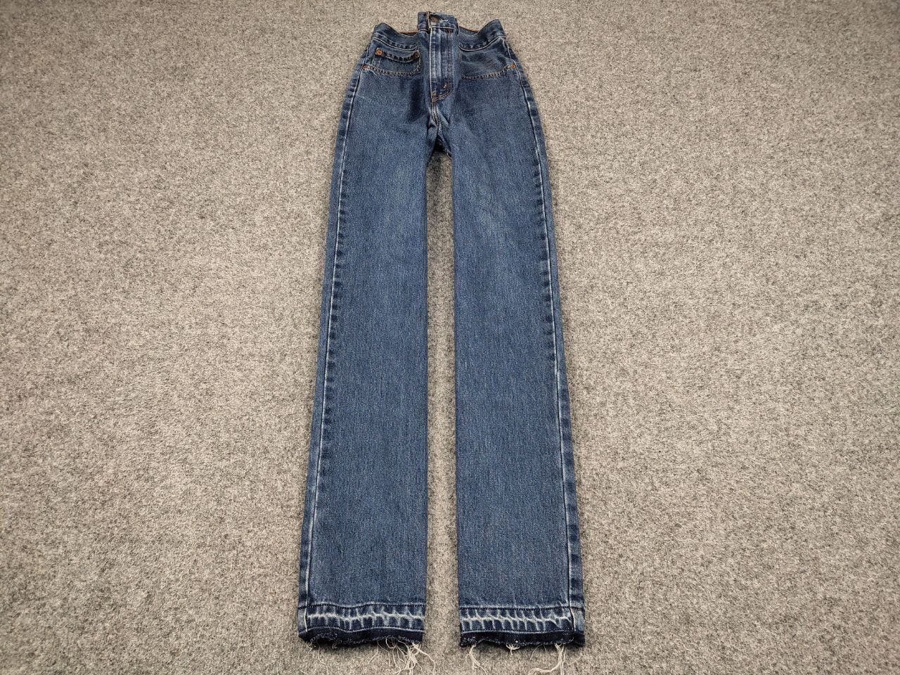 Levi's Vintage 90's Levis 751 Released Hem Faded Blue Denim Jeans Size US 34 / EU 50 - 2 Thumbnail