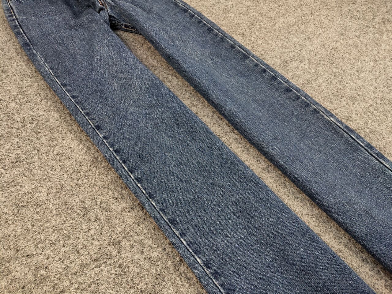 Levi's Vintage 90's Levis 751 Released Hem Faded Blue Denim Jeans Size US 34 / EU 50 - 8 Thumbnail