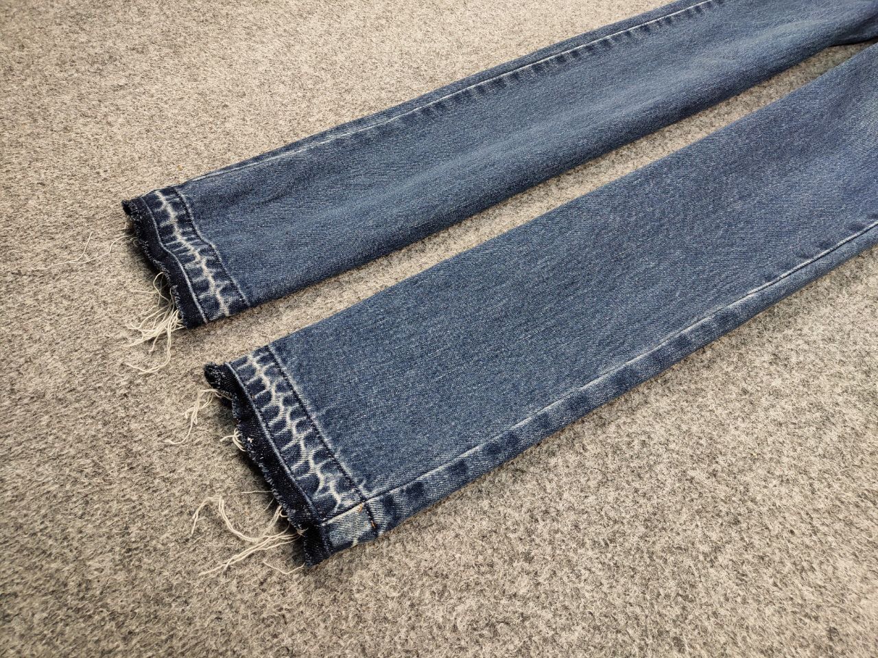 Levi's Vintage 90's Levis 751 Released Hem Faded Blue Denim Jeans Size US 34 / EU 50 - 5 Thumbnail