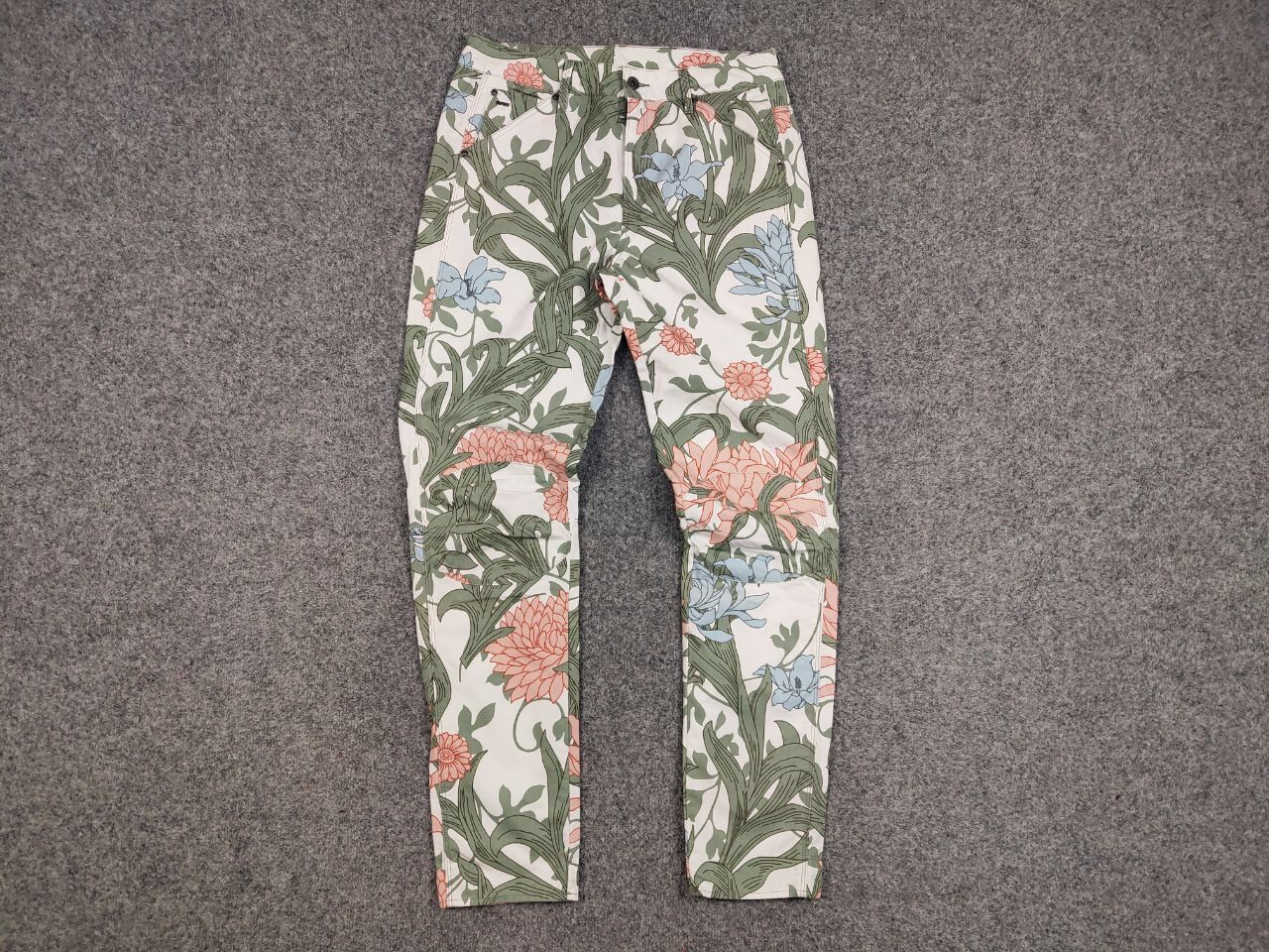 G-Star G Star Raw 5622 3d mid Boyfriend Colored Floral Art Jeans Size US 30 / EU 46 - 15 Thumbnail