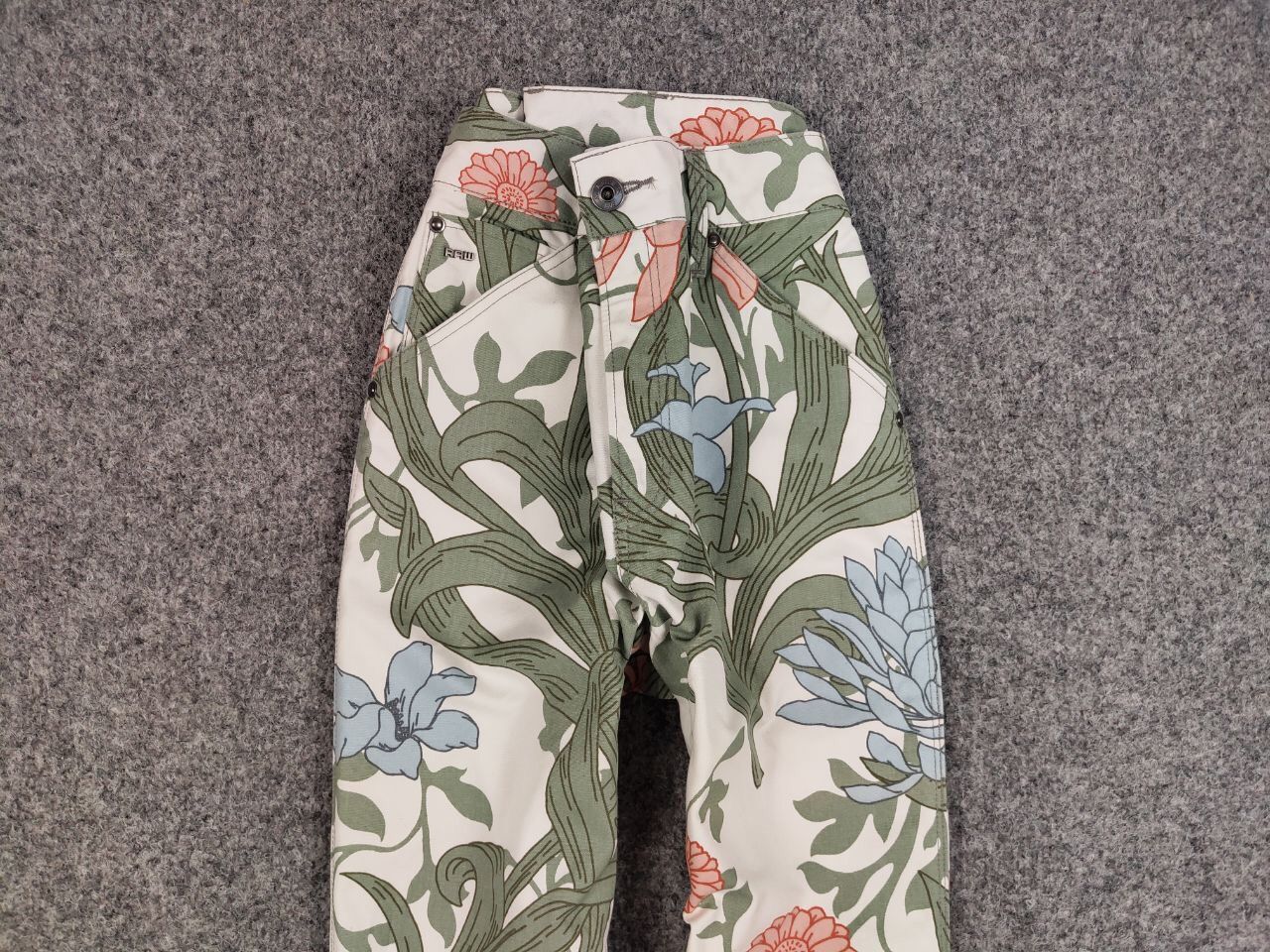 G-Star G Star Raw 5622 3d mid Boyfriend Colored Floral Art Jeans Size US 30 / EU 46 - 7 Thumbnail