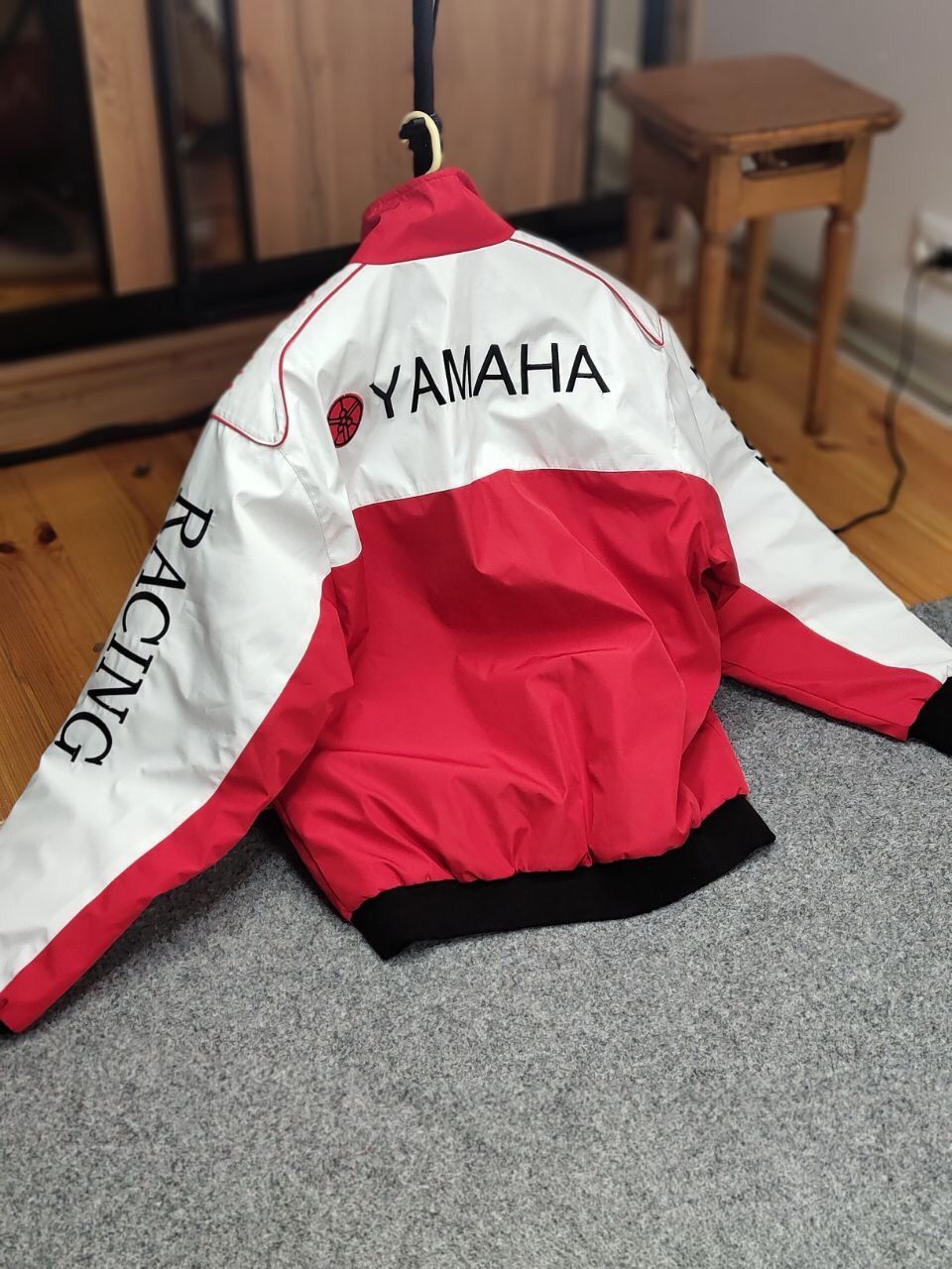 Yamaha Vintage 90's Yamaha Racing red logo padded Casual Jacket Size US L / EU 52-54 / 3 - 20 Thumbnail